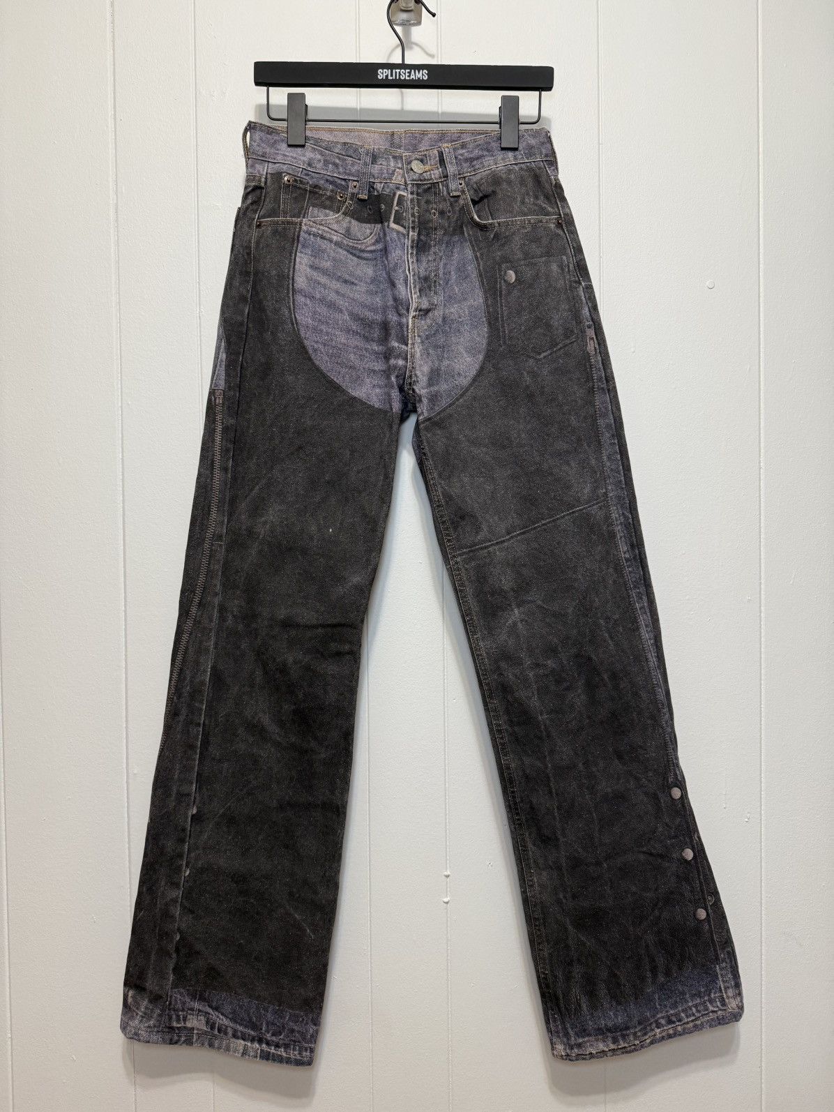 Acne Studios Acne Studios Trompe l'Oeil Chaps Jeans Size 28" / US 6 / IT 42 - 1 Thumbnail