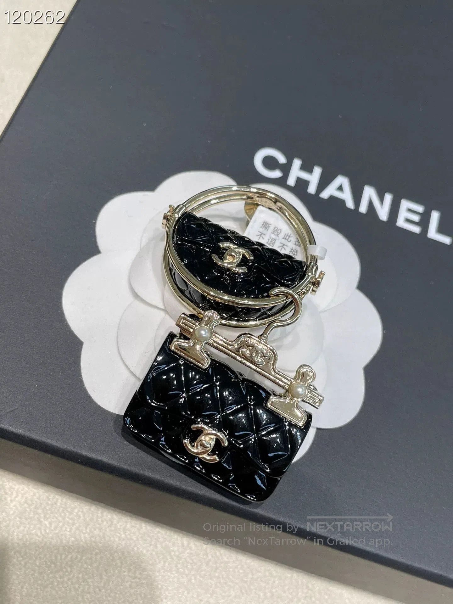 Chanel Chanel Black Bag Hanger Double C Brooch. Size ONE SIZE - 6 Thumbnail