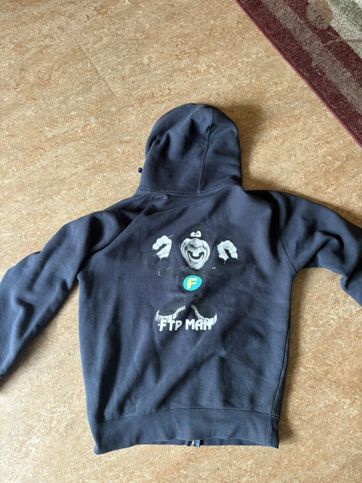 Fuck The Population FTP Man Navy zip up hoodie Size US M / EU 48-50 / 2 - 2 Thumbnail
