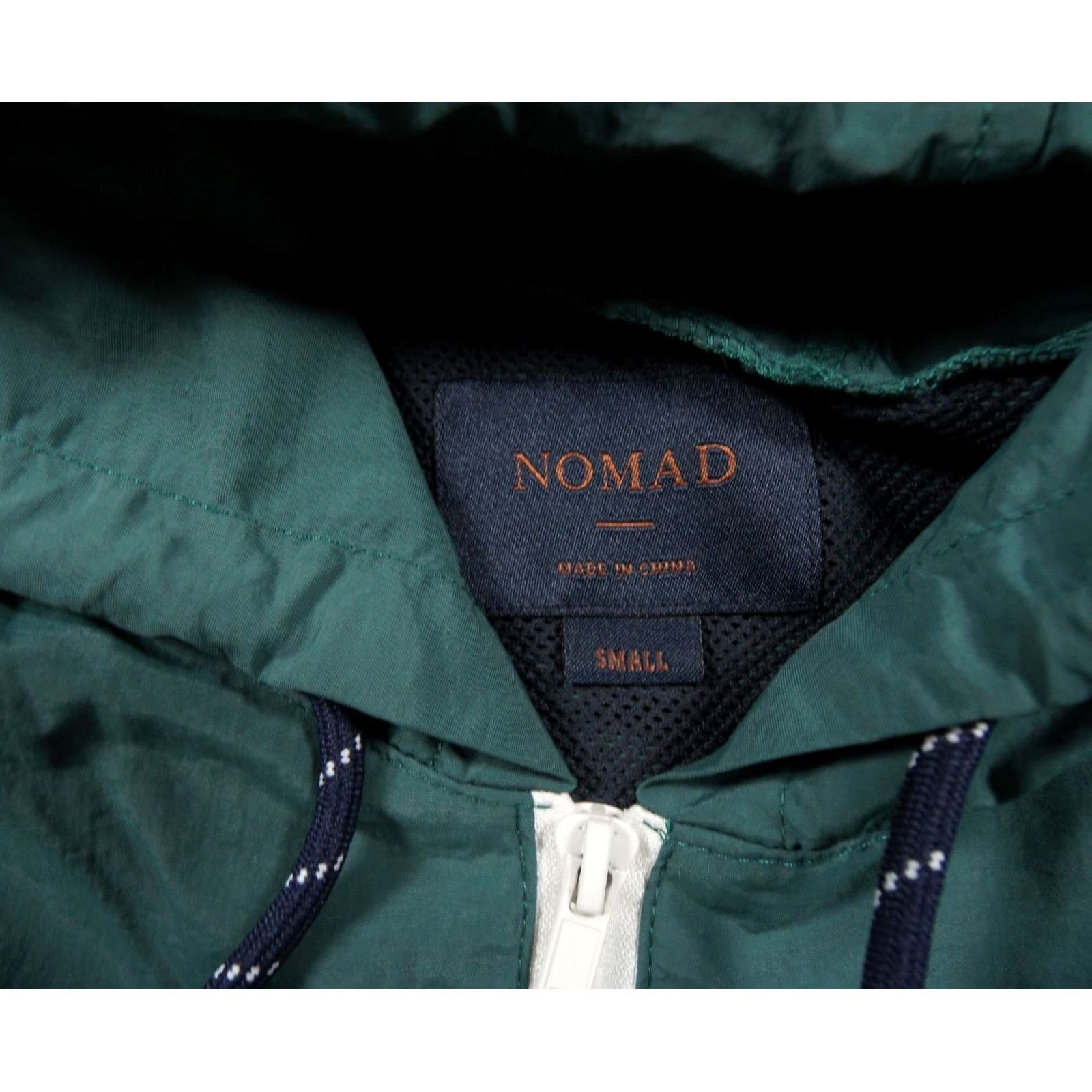 Nomad Nomad Jacket Mens Small Green Windbreaker Hooded Full Zip Colorblock Lightweight Size US M / EU 48-50 / 2 - 5 Thumbnail
