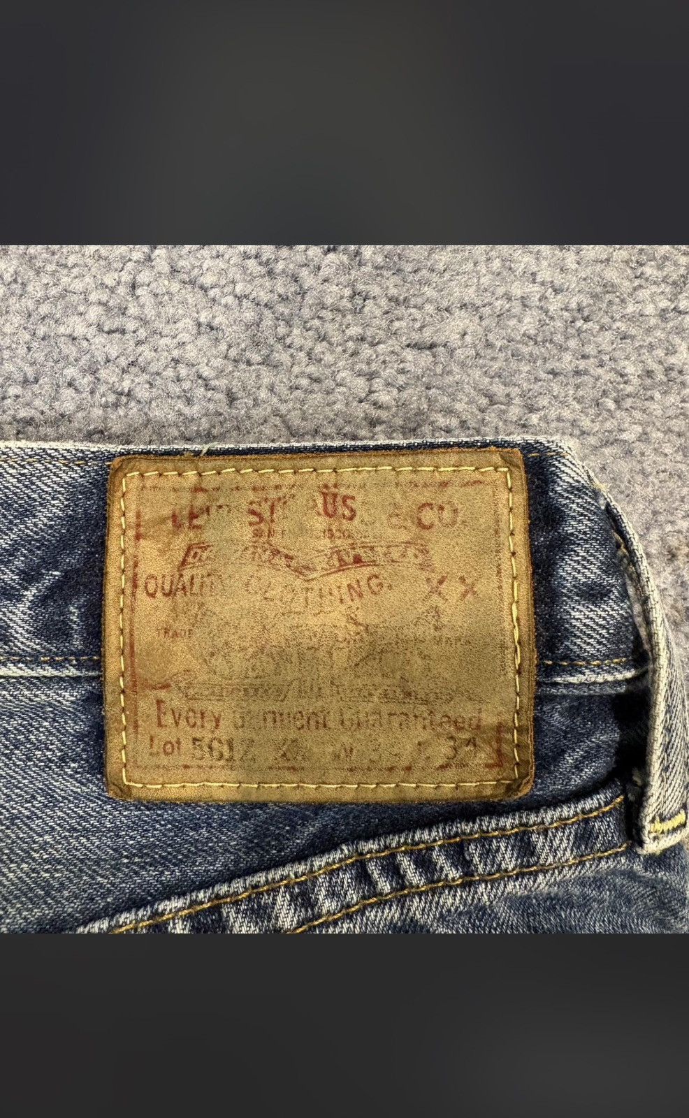 Levi's Vintage Clothing Selvedged levis 501 xx size 32x28 Size US 32 / EU 48 - 3 Thumbnail