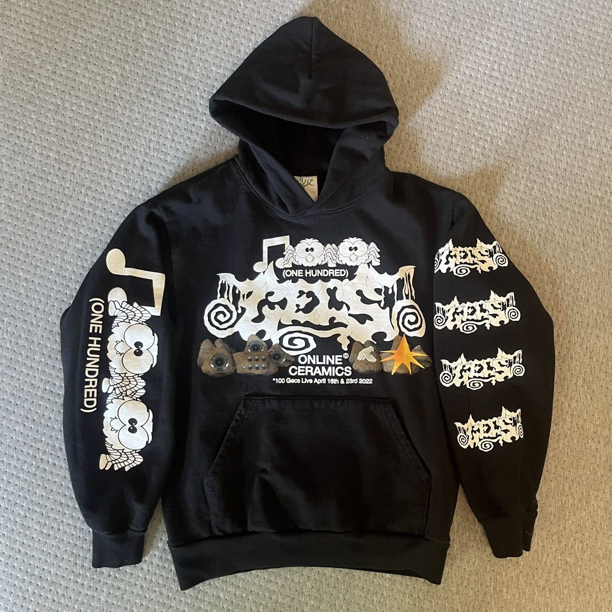 Online Ceramics 100 gecs x Online Ceramics Coachella 2022 Graphic Hoodie Size US M / EU 48-50 / 2 - 1 Thumbnail