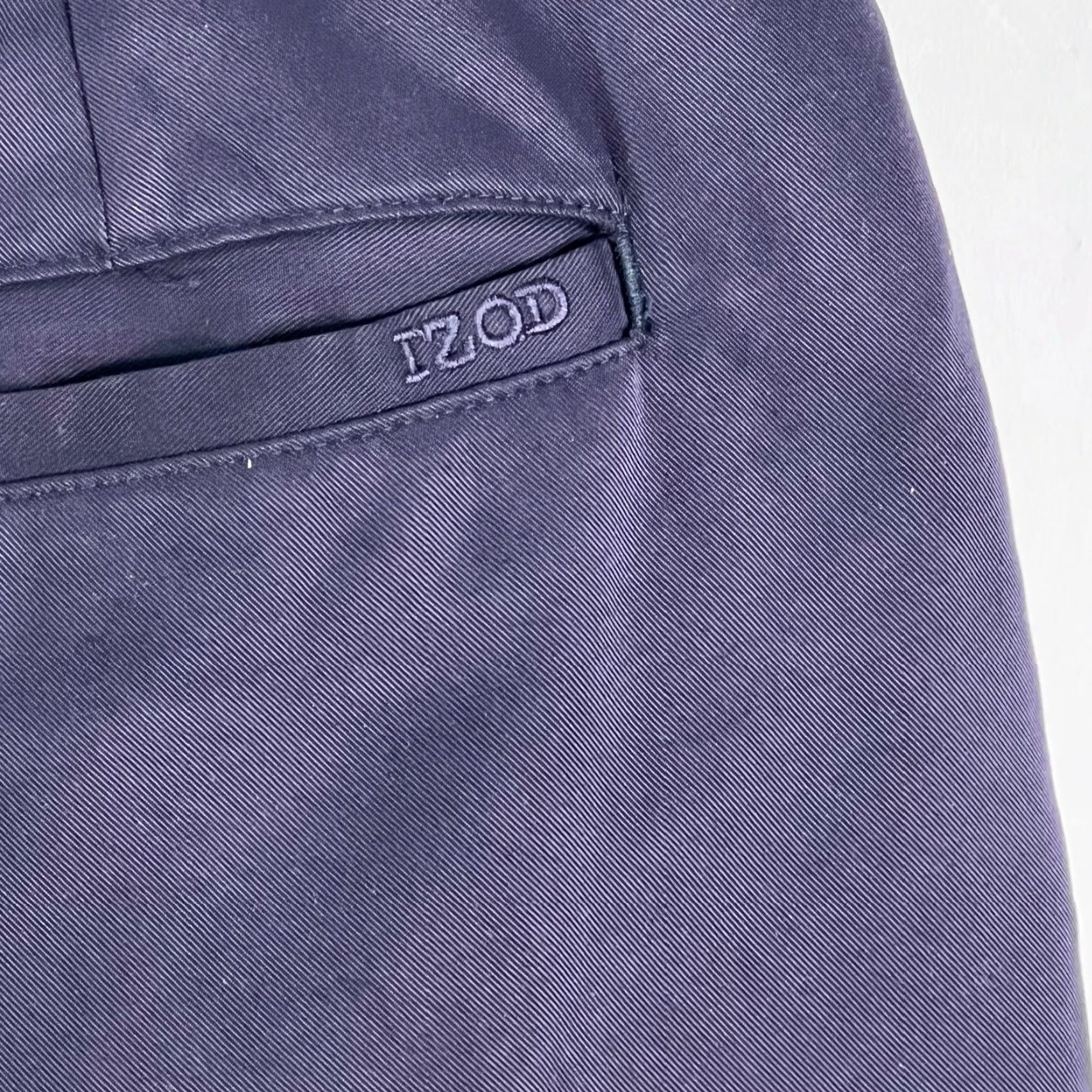 Izod Izod Golf Mens Shorts Blue Chino Pleated Front Mid Rise Classic Straight Size 36 Size US 36 / EU 52 - 4 Thumbnail