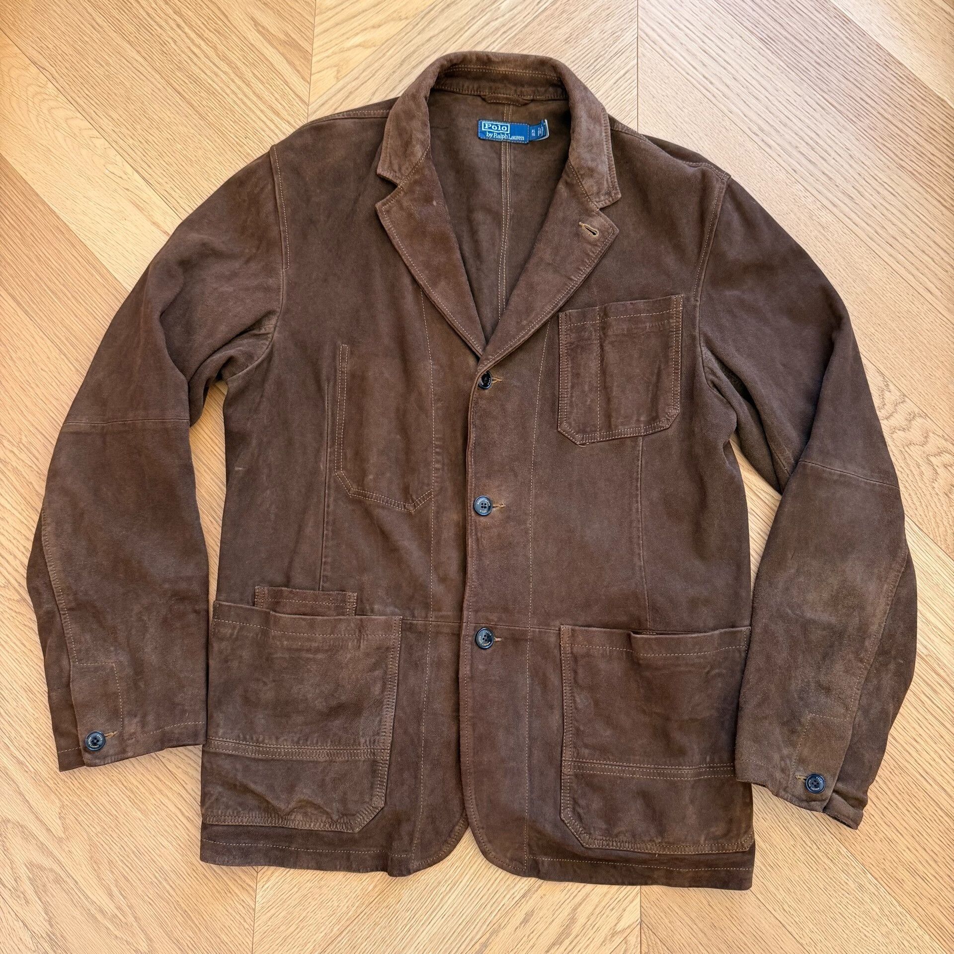 RLX Ralph Lauren Vintage Suede Outdoor Sports Jacket Size US XL / EU 56 / 4 - 1 Thumbnail