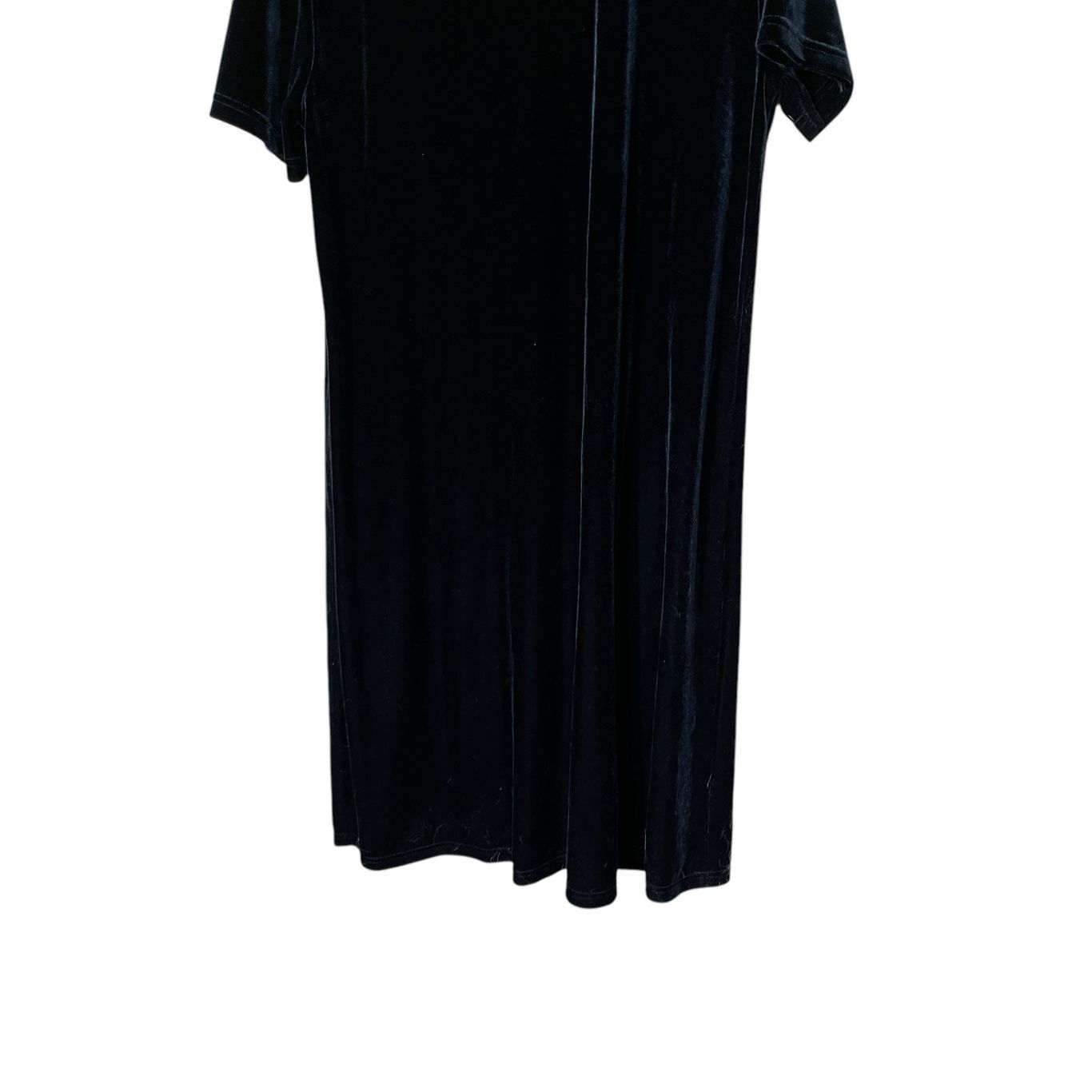 Other Vintage Jacqueline Ferrar 90s Black Velvet Dress Size 14 Tal Size XL / US 12-14 / IT 48-50 - 3 Thumbnail