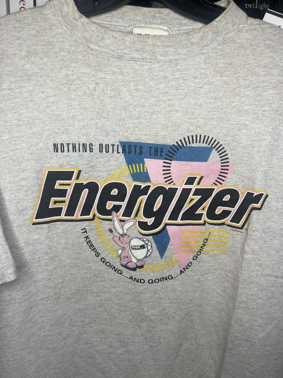 Vintage Vintage 90s Energizer Battery Bunny T Shirt Size US XL / EU 56 / 4 - 2 Thumbnail