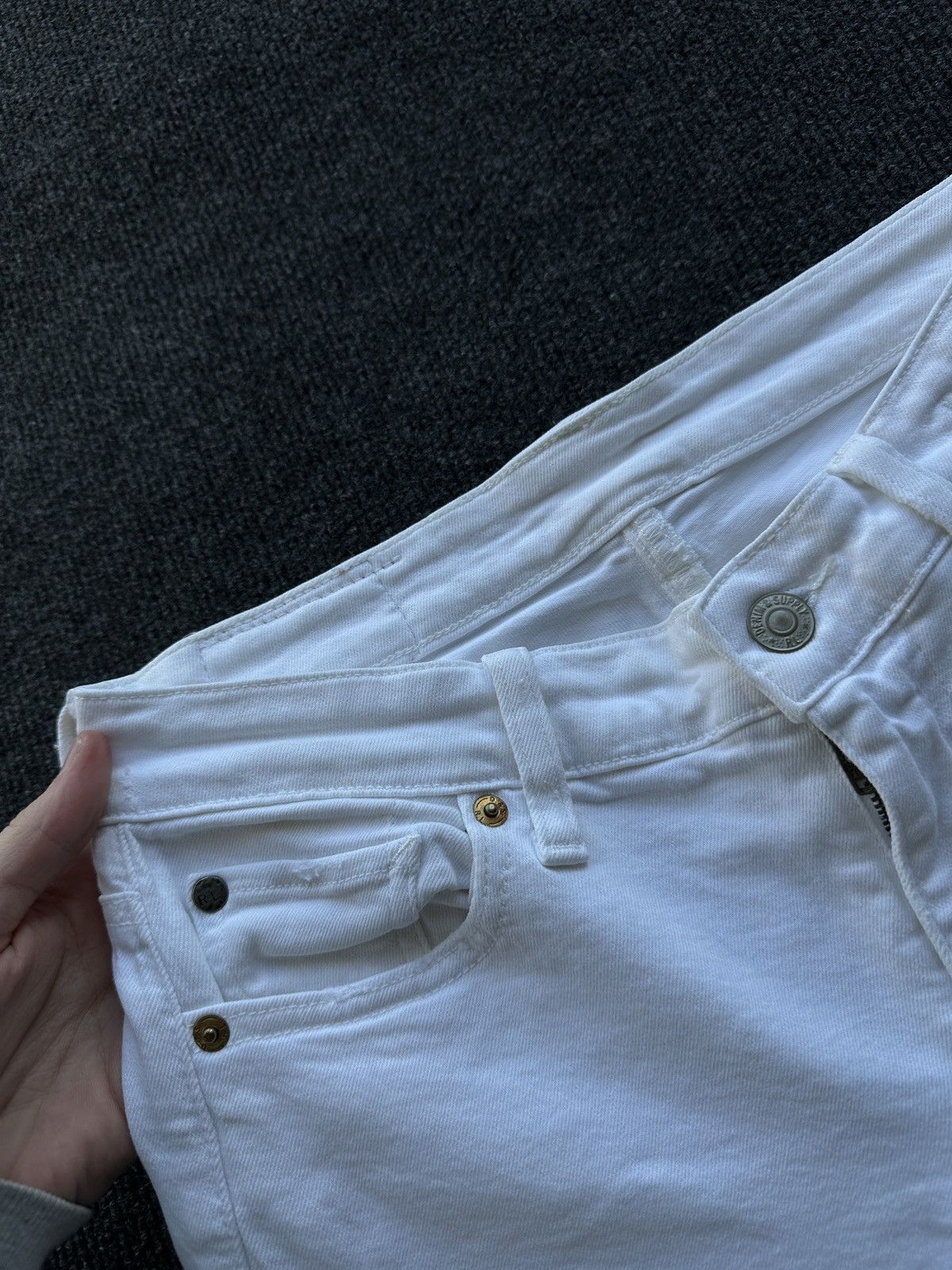 Denim & Supply Ralph Lauren 🚨RARE DENIM SUPPLY RALPH LAUREN WOMEN DENIM JEANS FLAG LOGO Size 26" / US 2 / IT 38 - 6 Thumbnail