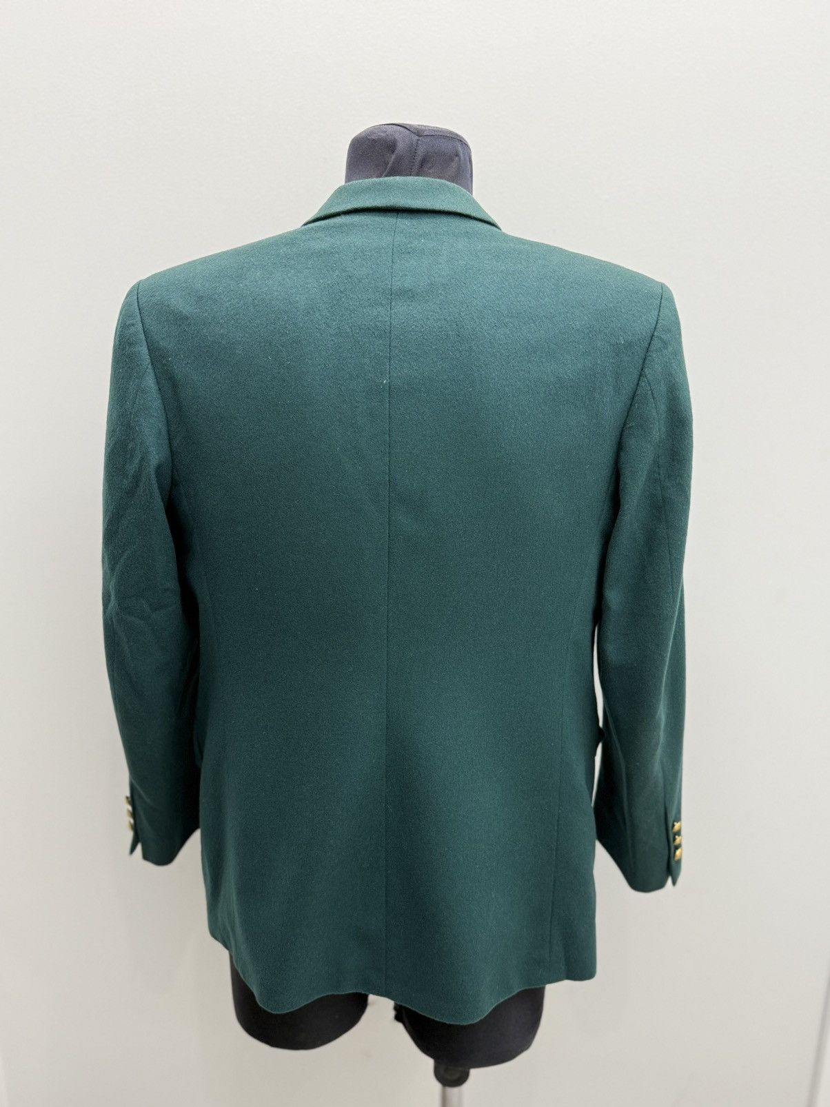 Burberry Burberrys Blazer Double Breasted Gold Button Wool Blazer Size US L / EU 52-54 / 3 - 2 Thumbnail