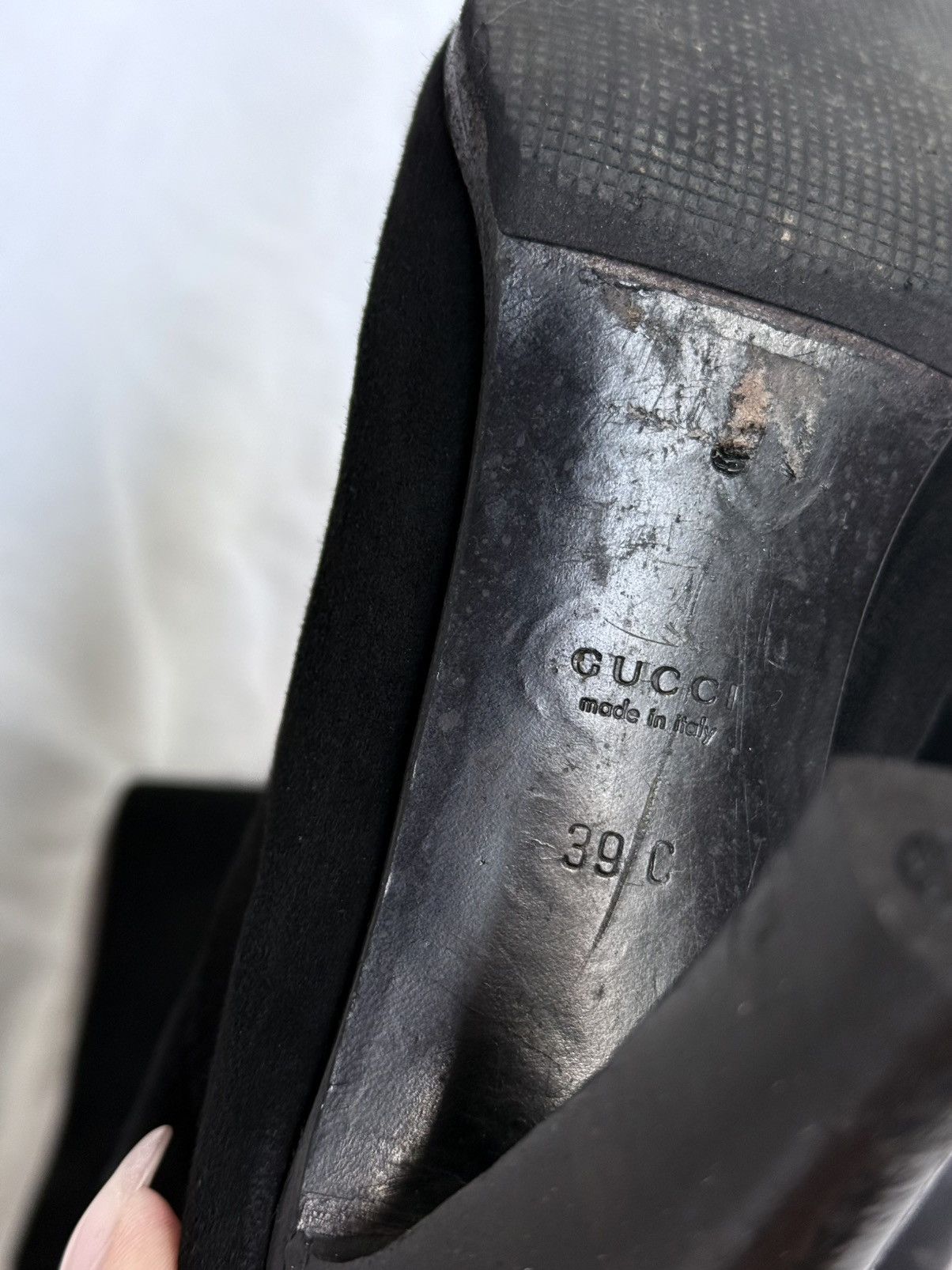 Gucci Gucci Black Suede Riding boots Size US 9 / IT 39 - 11 Thumbnail