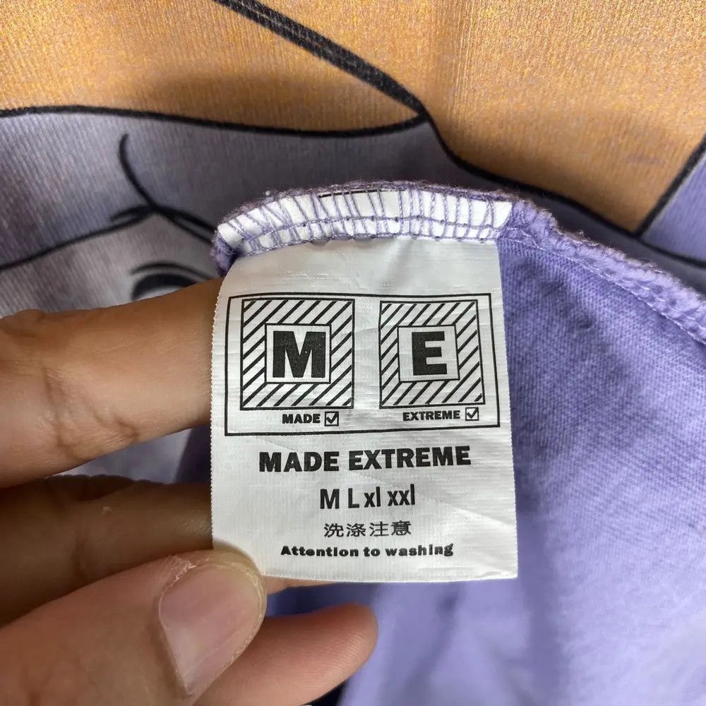 Anime MADE EXTREME x BALCK AIR Logical Anime Graphic Faded Tee Size US M / EU 48-50 / 2 - 8 Thumbnail
