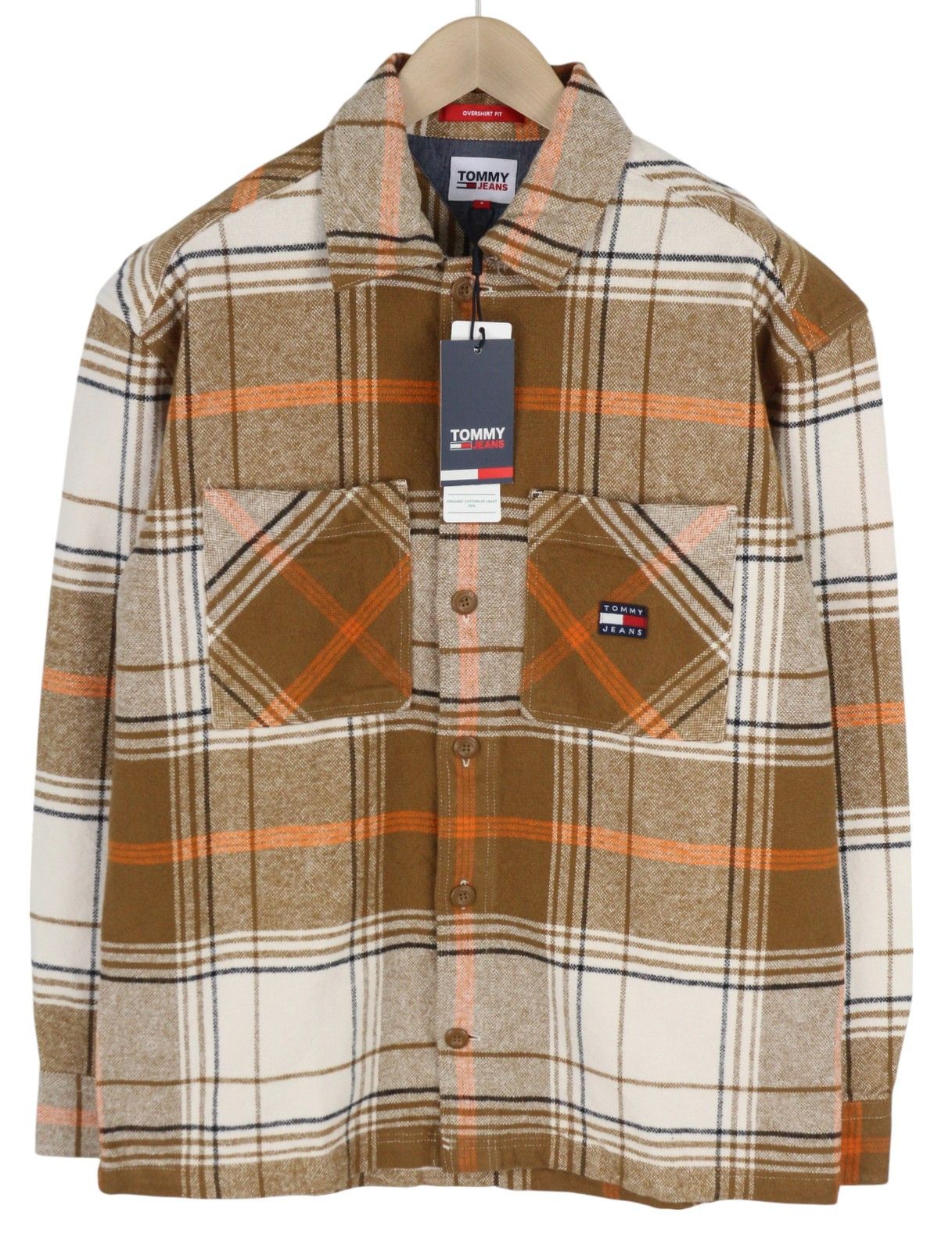 Tommy Hilfiger BRUSHED CHECK S Overshirt Flannel Thick Shirt 85015 Size US S / EU 44-46 / 1 - 1 Thumbnail