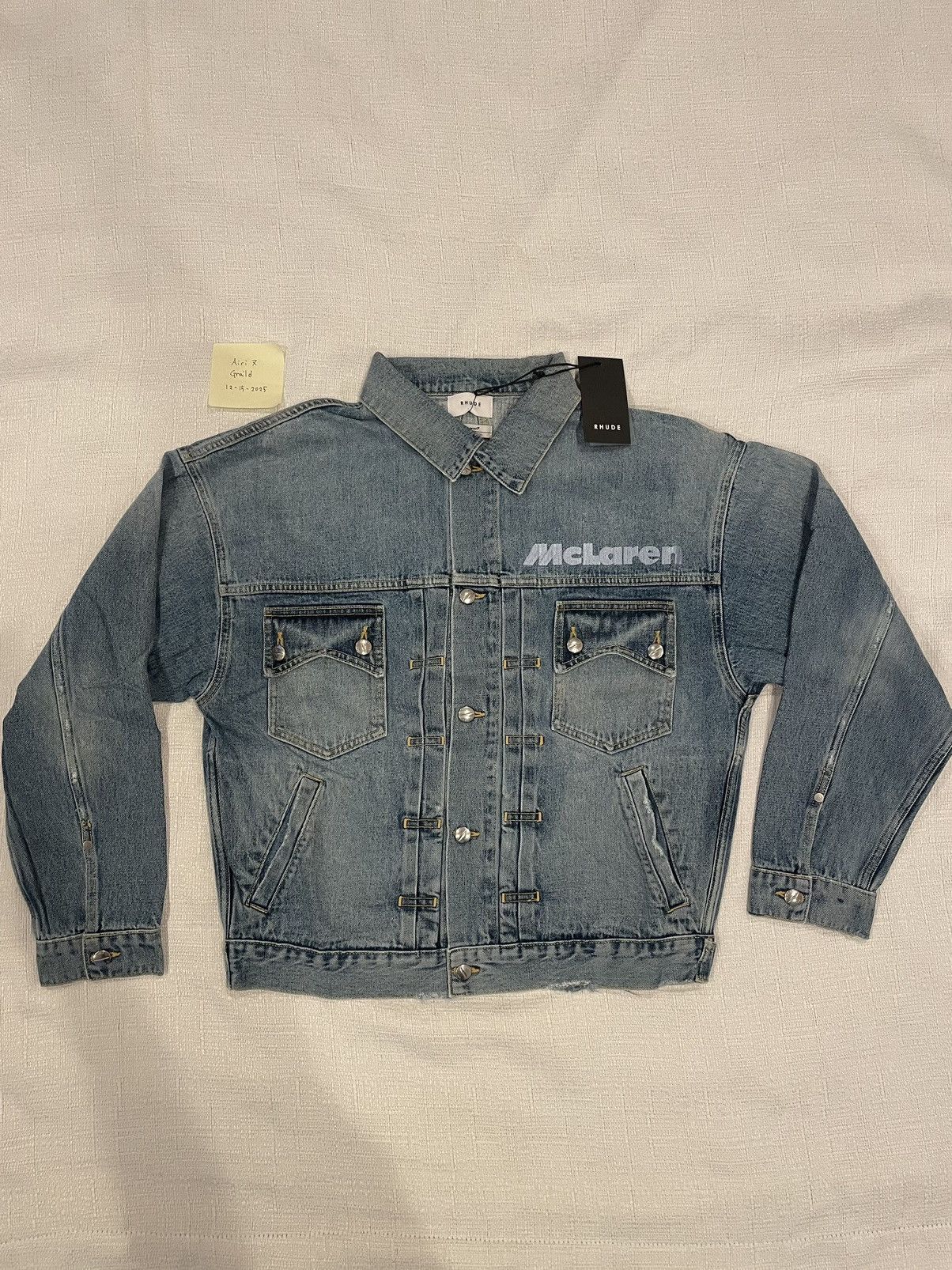 Rhude RhudexMcClaren Denim Jacket Size US M / EU 48-50 / 2 - 2 Thumbnail