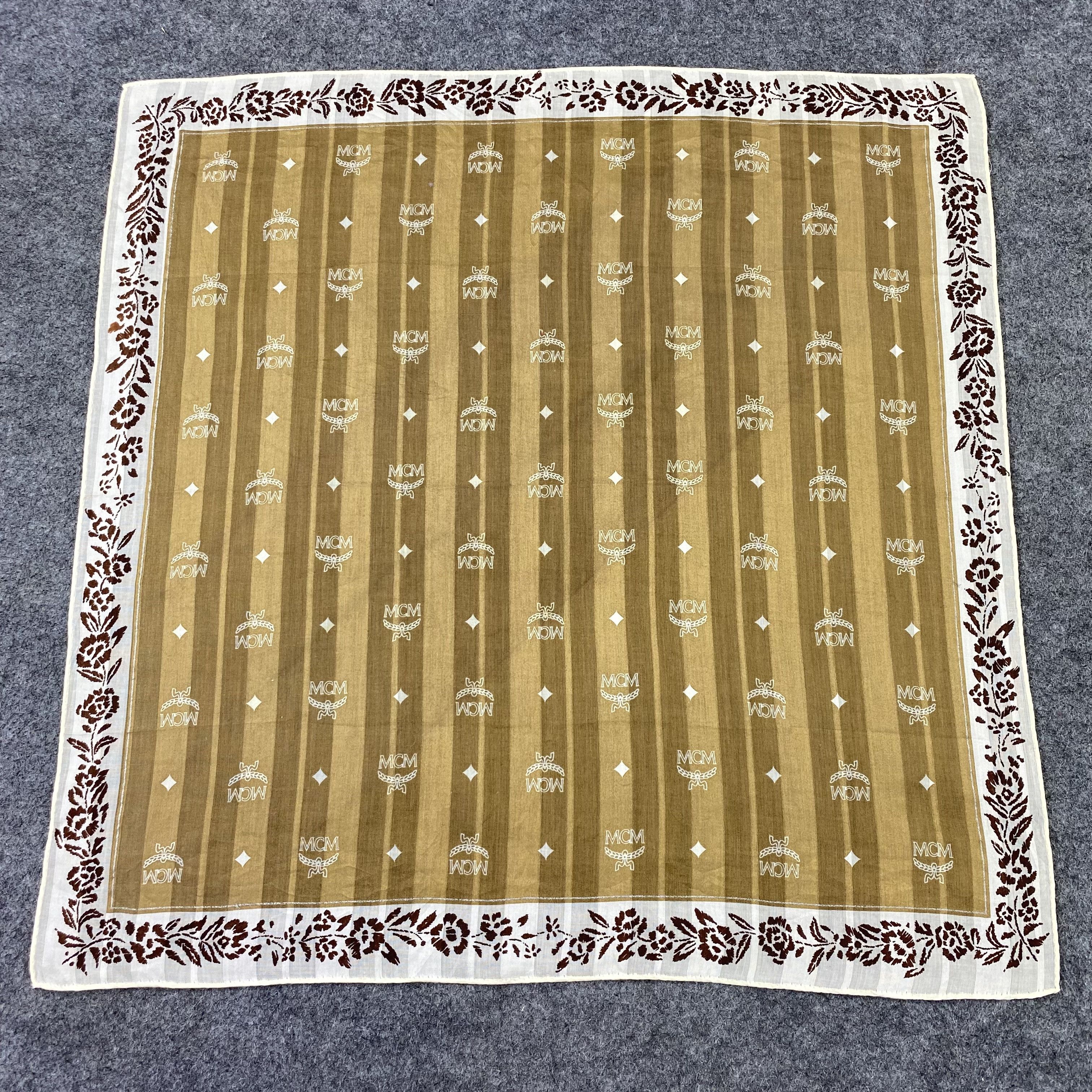 MCM MCM Monogram Handkerchief / Bandana / Neckerchief-B1079 Size ONE SIZE - 3 Thumbnail