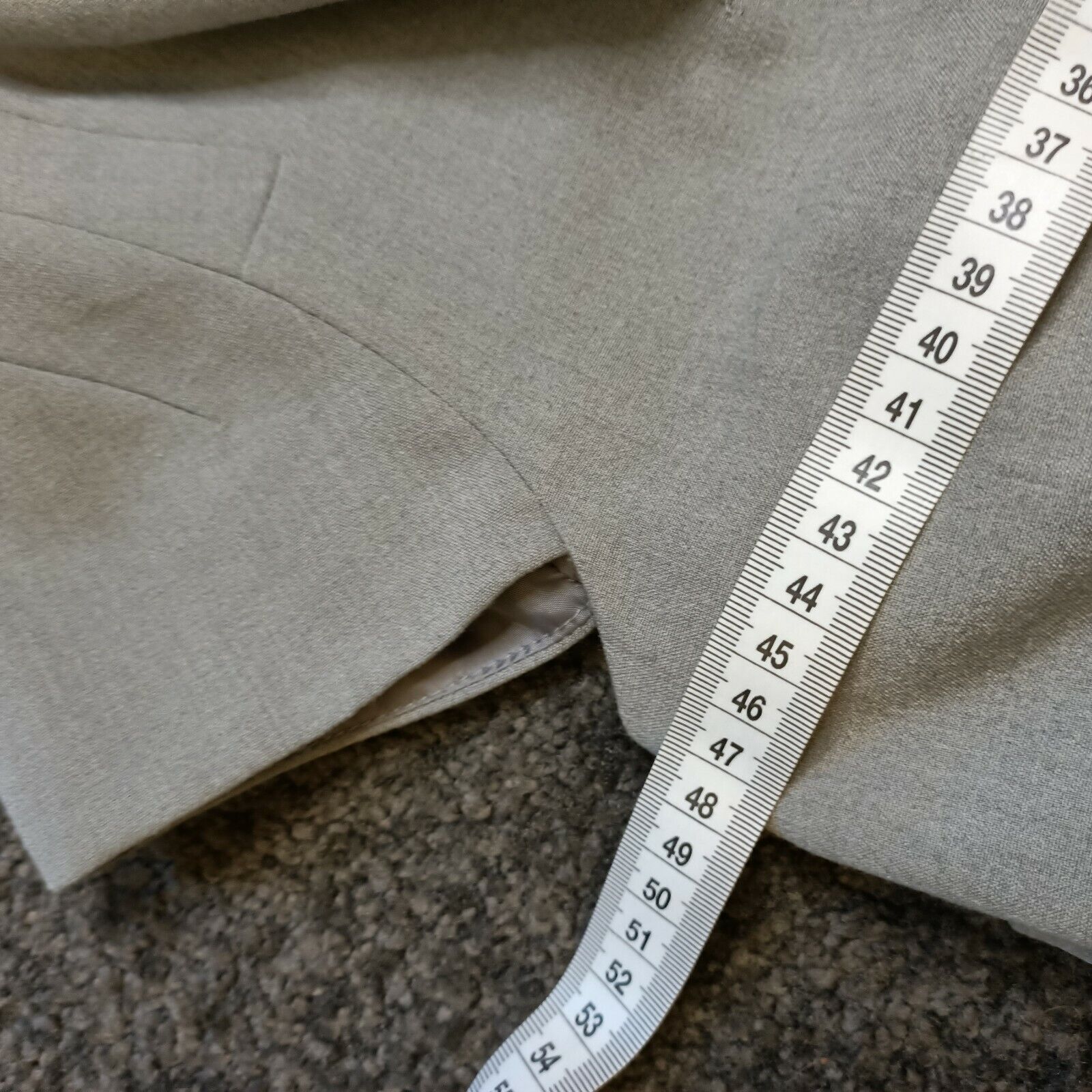 Designer × Marcs Marc New York Dress Grey Button Up Short Sleeve Size L / US 10 / IT 46 - 13 Thumbnail