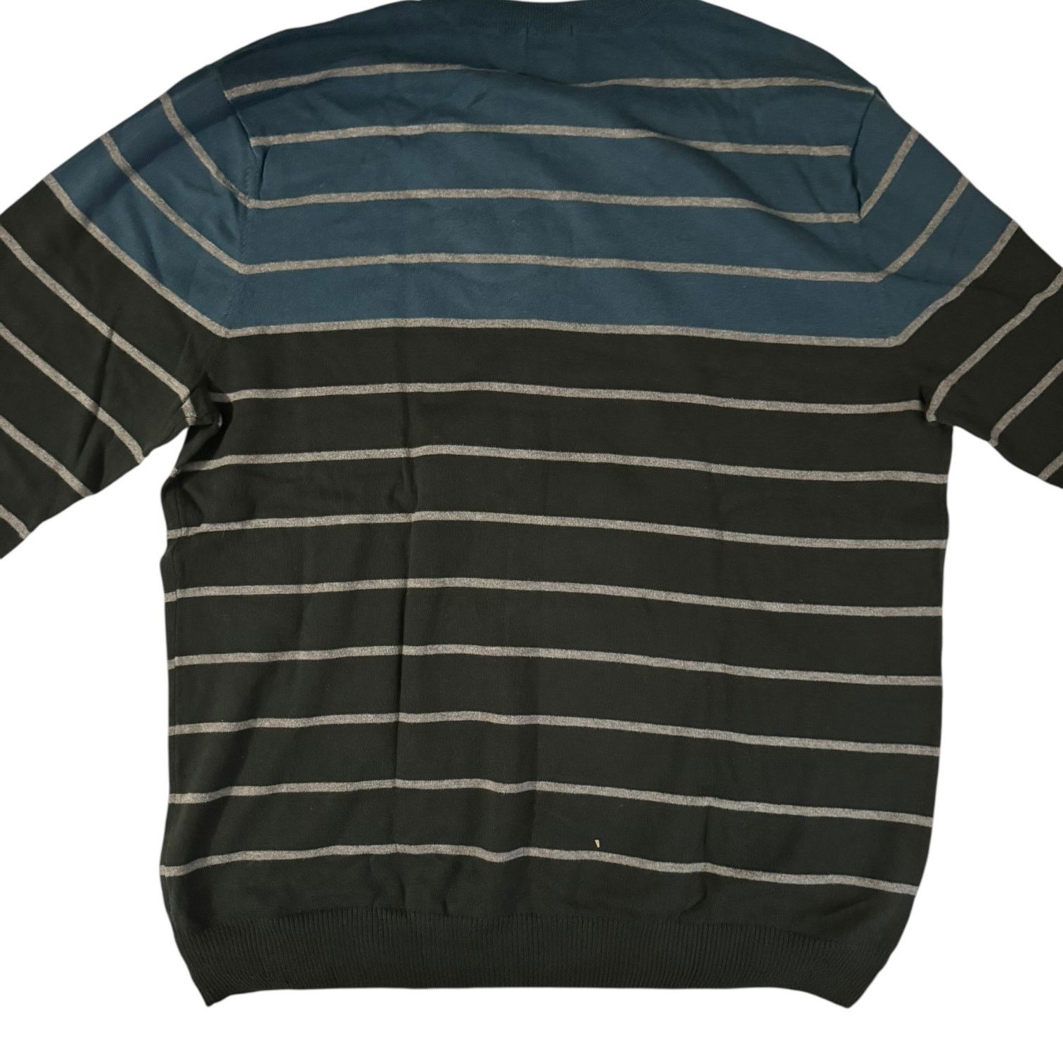 Old Navy Old Navy Green Gray Striped XL Pullover Sweater Long Sleeve Size US XL / EU 56 / 4 - 6 Thumbnail