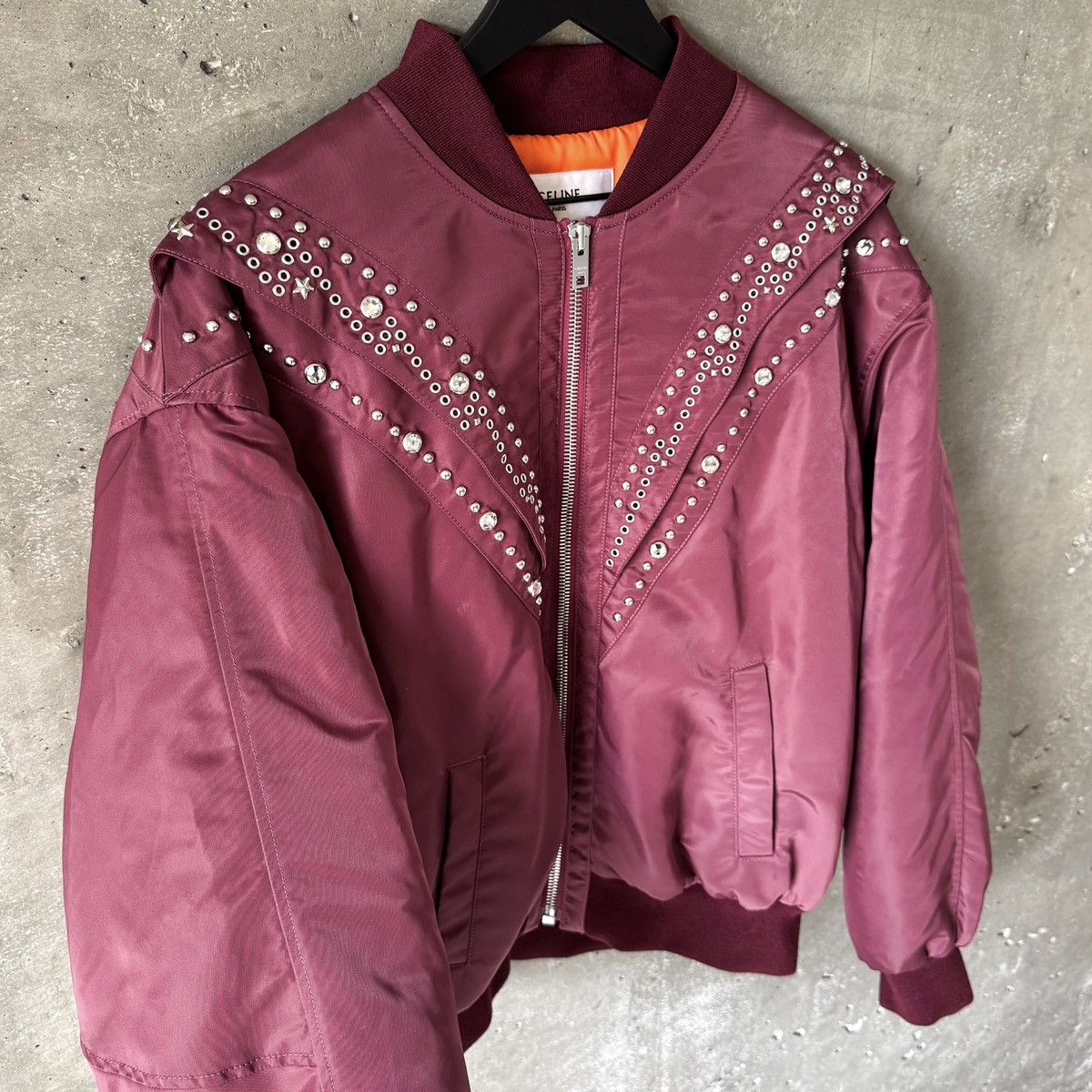 Celine Celine Bomber Studded Gem Jacket Size US L / EU 52-54 / 3 - 2 Thumbnail