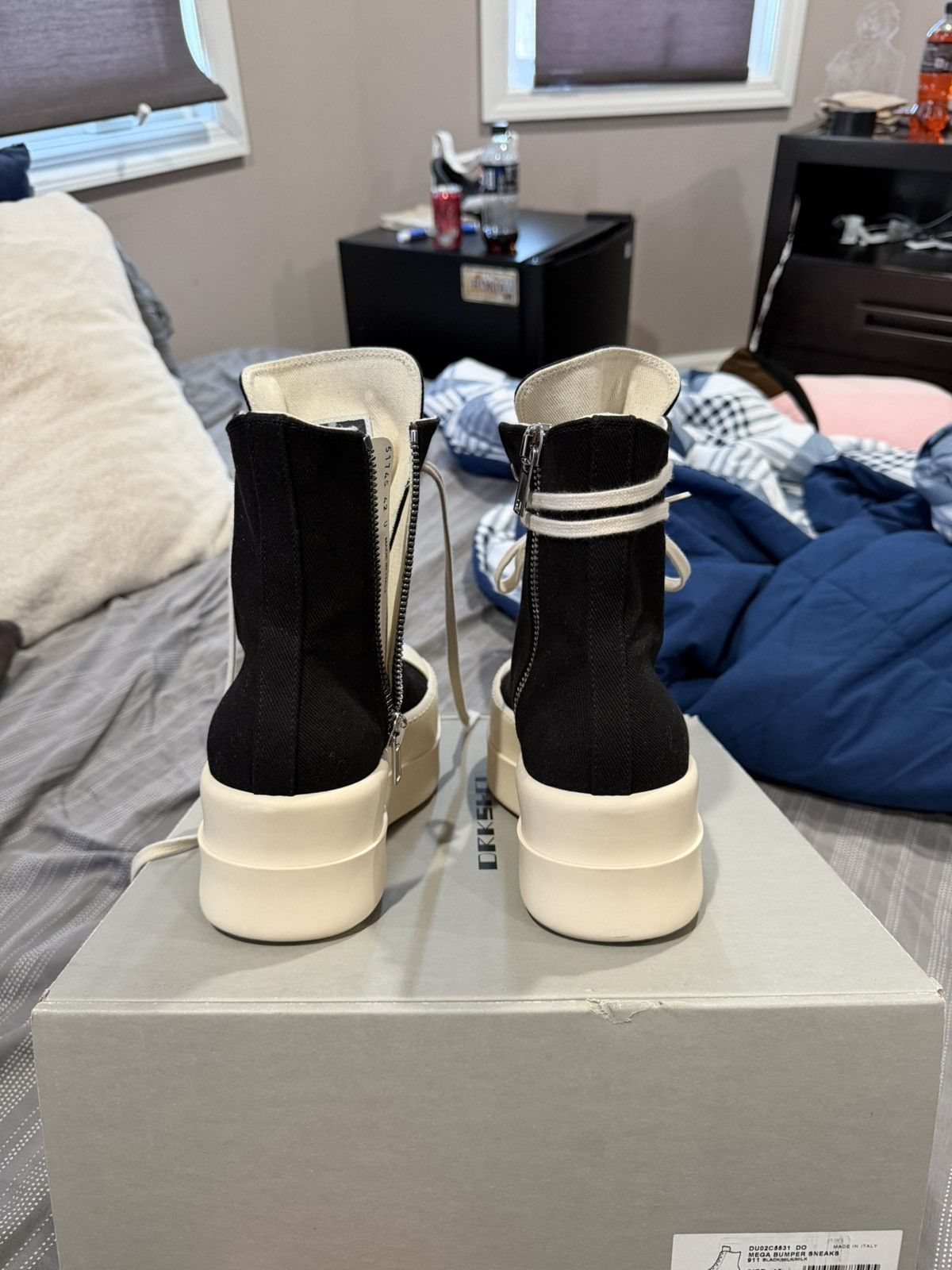 Rick Owens Rick Owens DRKSHDW Double Bumper Ramones Size US 9 / EU 42 - 7 Thumbnail