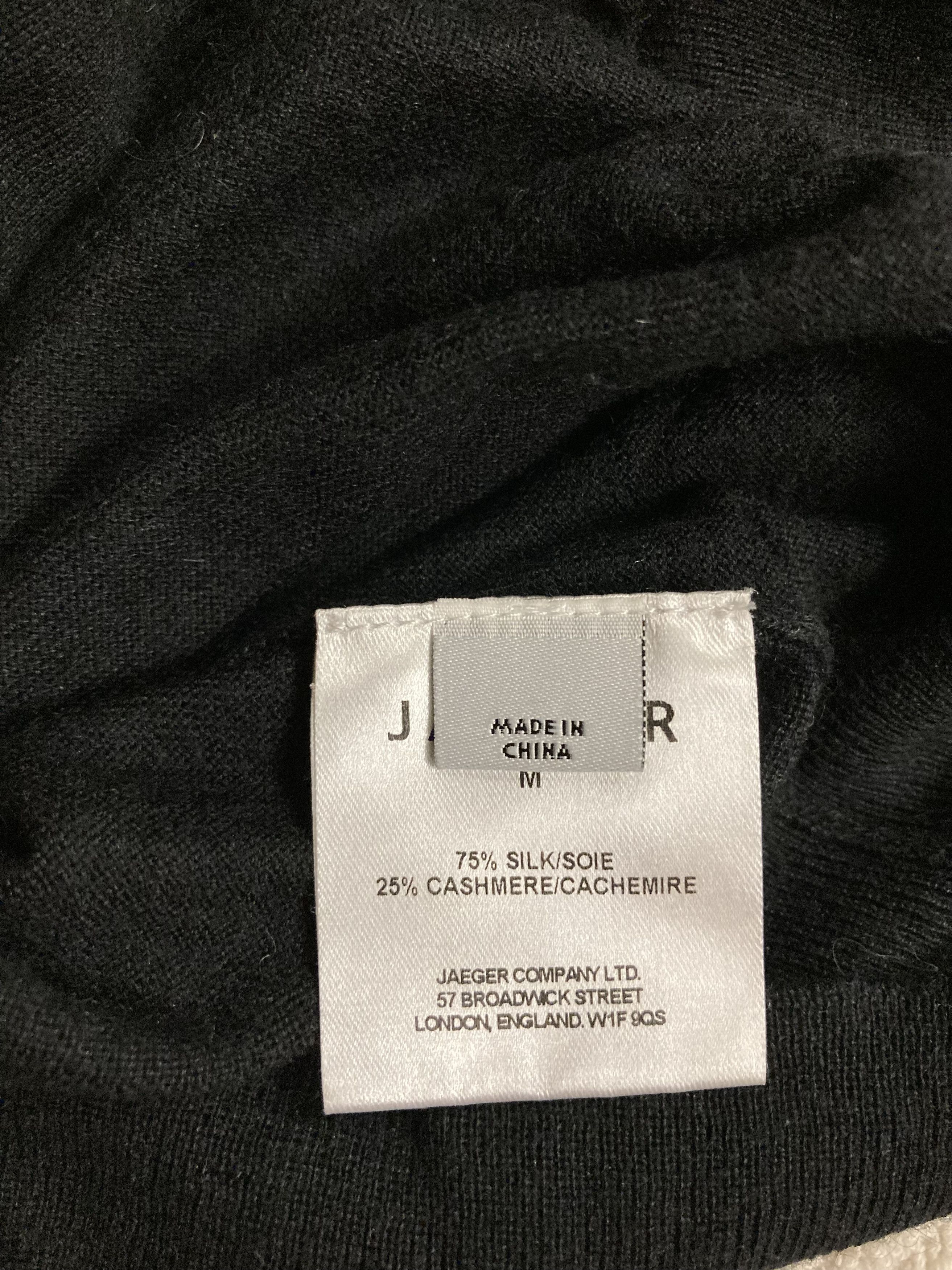 Jaeger Jaeger Light Silk Cashmere Cardigan Jumper Button Up Size M / US 6-8 / IT 42-44 - 6 Thumbnail