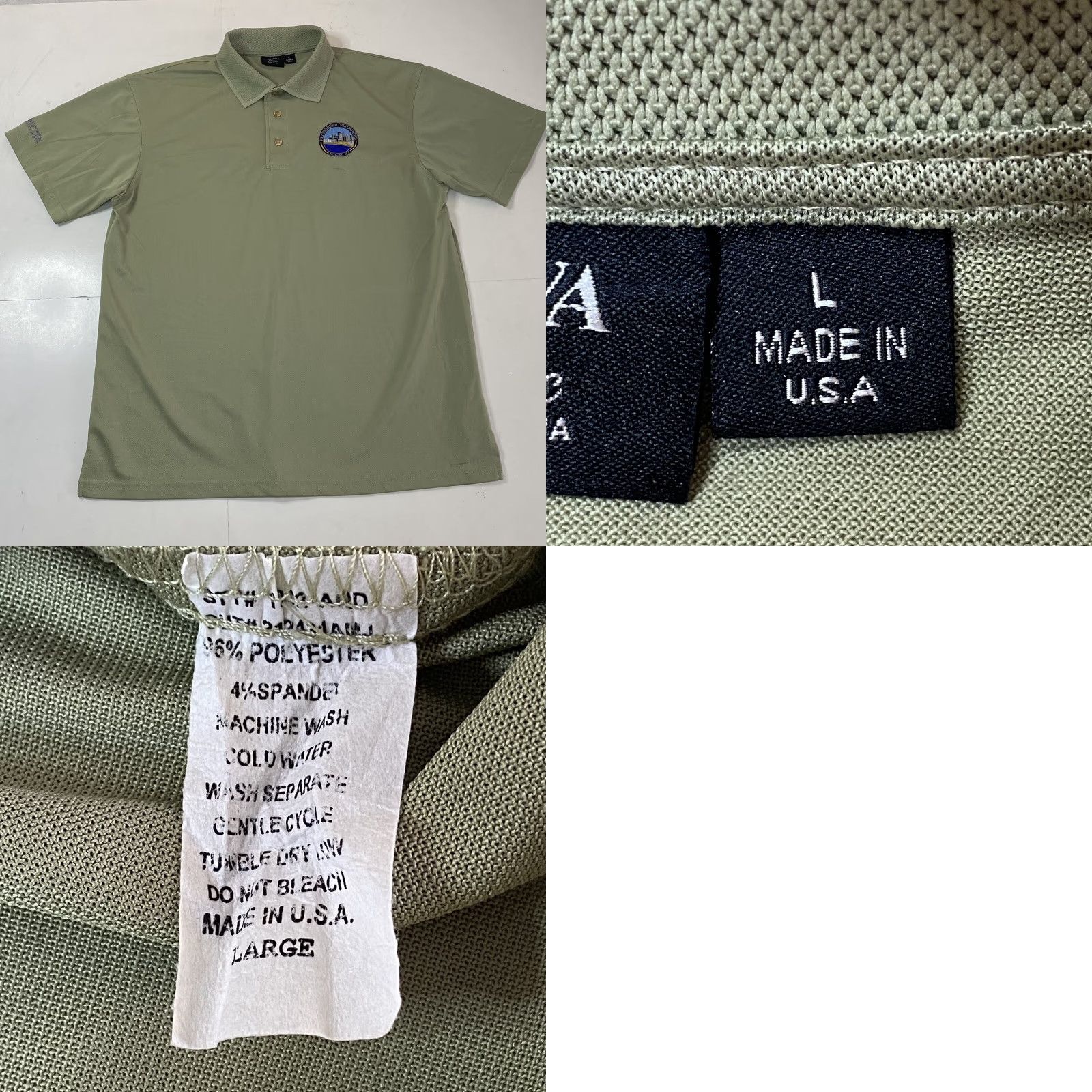 Vintage VINTAGE Pittsburgh Plumbers Local Union #27 Mens Polo Shirt L Green Made In USA Size US L / EU 52-54 / 3 - 9 Thumbnail