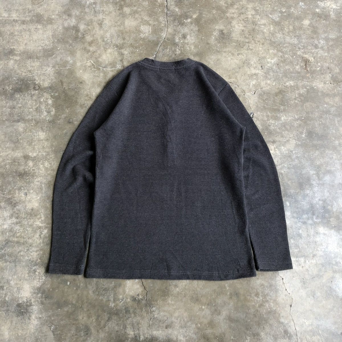 If Six Was Nine 2000s Nota Bene Halfbutton Longslevee Thermal Waffle Lgb Size US M / EU 48-50 / 2 - 10 Thumbnail