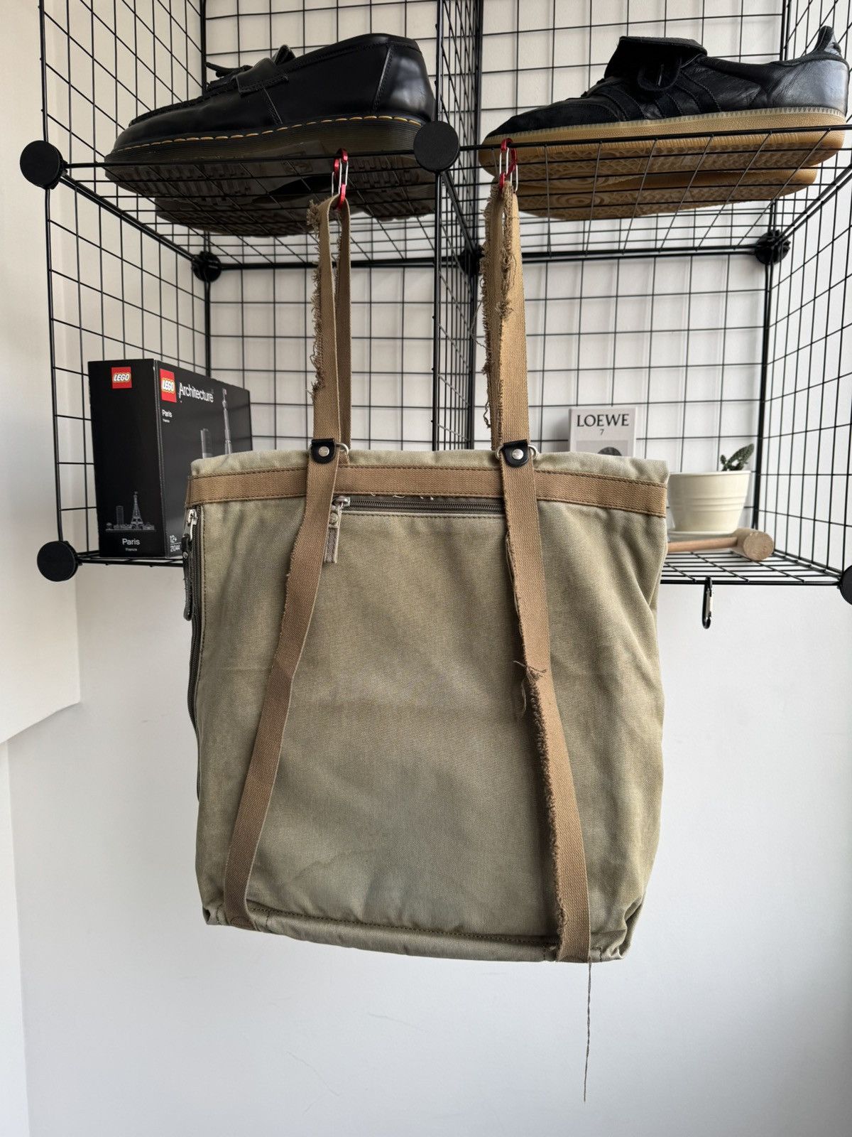 Japanese Brand × QWSTION × Seditionaries Qwstion Distressed Backpack Denim/Leather Size ONE SIZE - 5 Thumbnail