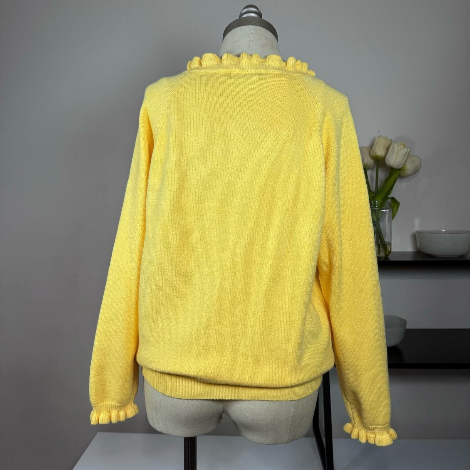 Unknown London BTFBM Casual Long Sleeve Button Down Crew Neck Sweater S Size S / US 4 / IT 40 - 3 Thumbnail