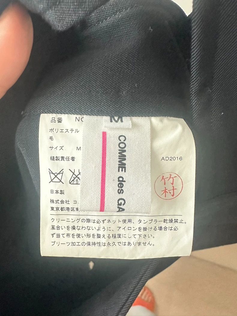 Comme des Garcons Comme Des Garcons Wool polyester blend wide strap pleated Size M / US 6-8 / IT 42-44 - 6 Thumbnail