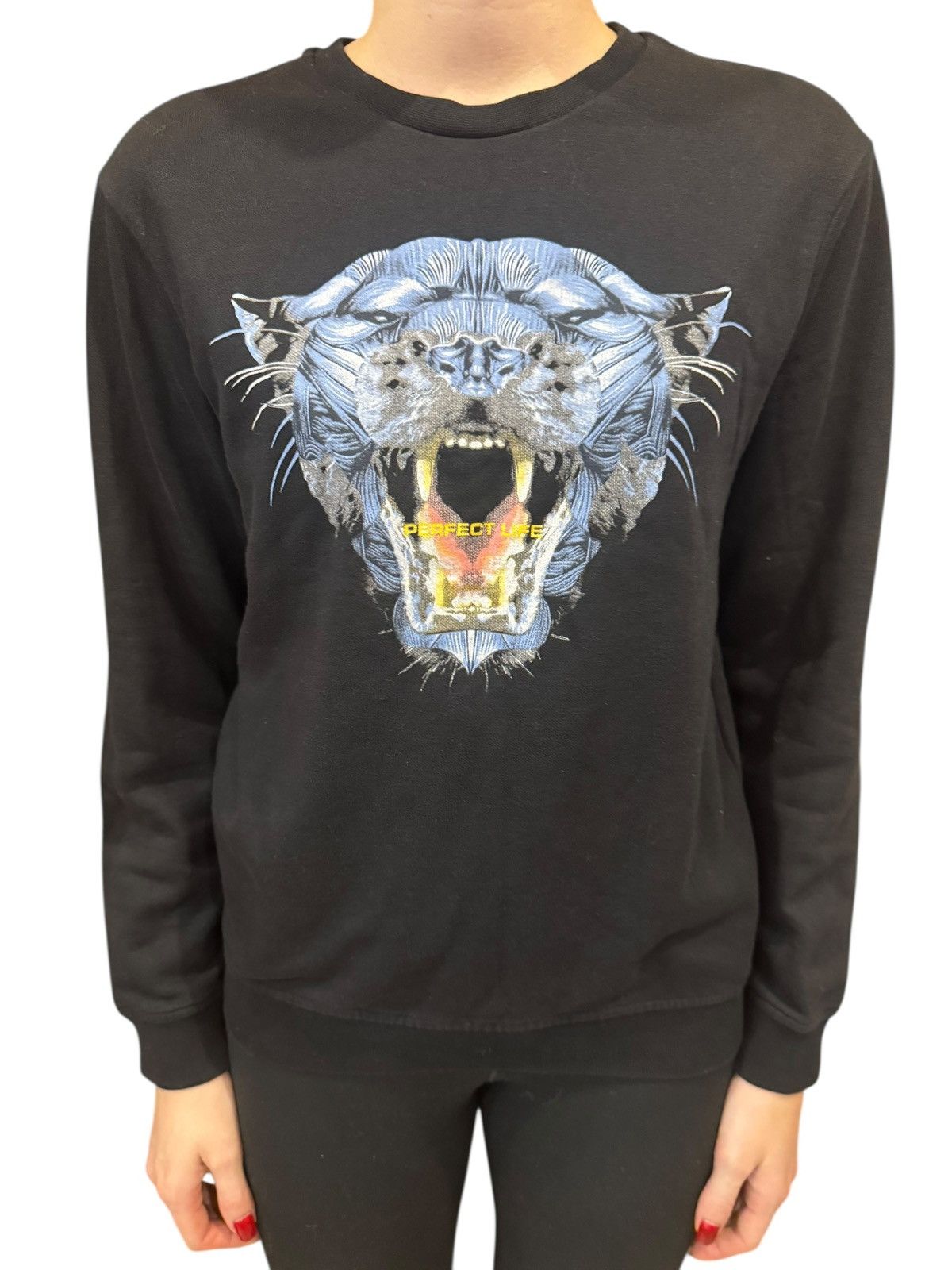 Marcelo Burlon Marcelo Burlon Panguin Tiger Pullover Sweatshirt Medium Size US S / EU 44-46 / 1 - 1 Thumbnail