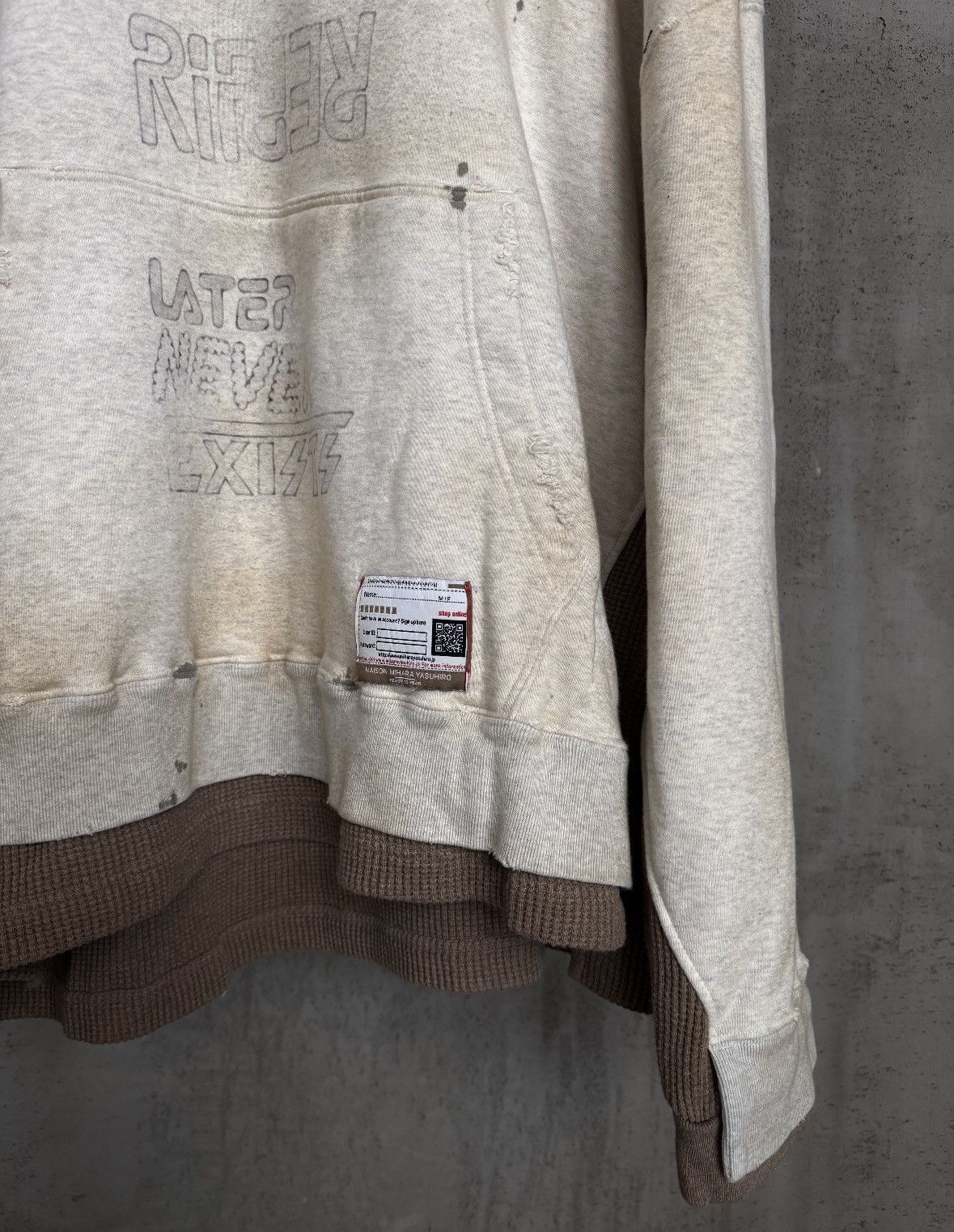 Maison MIHARA YASUHIRO Maison Mihara Yasuhiro Combined Graffiti Hoodie AW22 Size US L / EU 52-54 / 3 - 5 Thumbnail