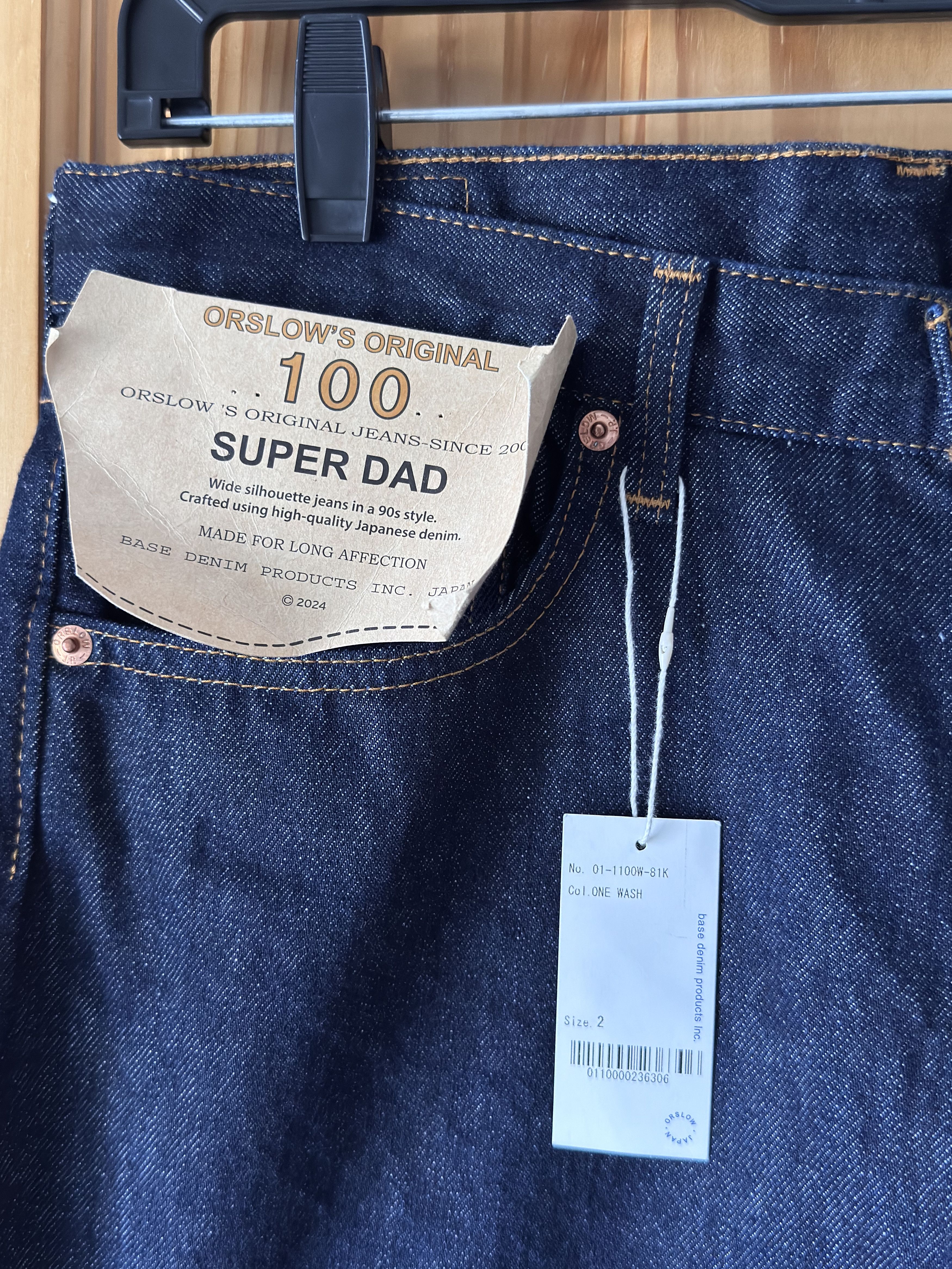 Orslow Super Dad Denim Size US 31 - 2 Thumbnail