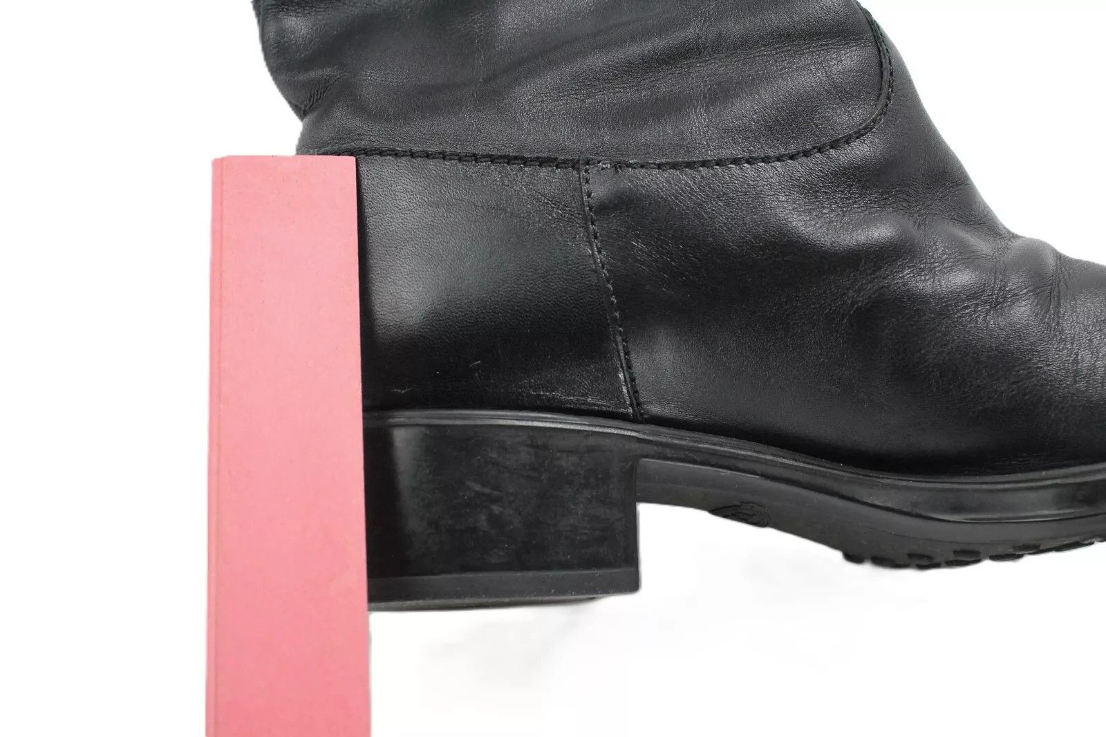 Tod's TOD'S Shoes Women's EU 37 Black Leather Block Heel Mid Top Size US 7 / IT 37 - 14 Thumbnail