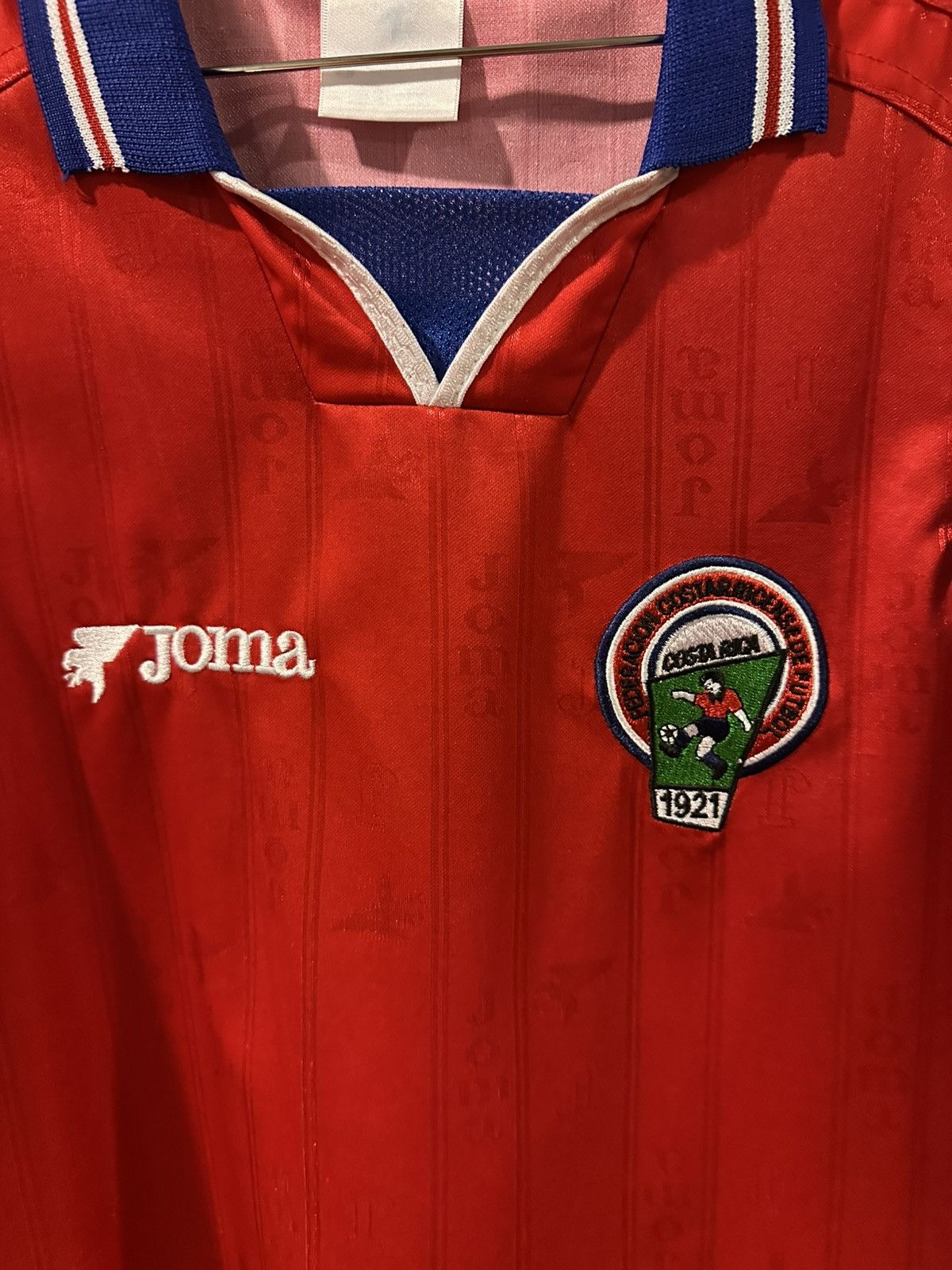 Joma Rare 2000 Costa Rica Home Shirt Size US S / EU 44-46 / 1 - 6 Thumbnail