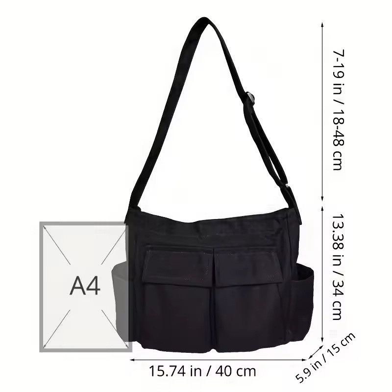 Japanese Brand Crossbody Shoulder Messenger Bag Size ONE SIZE - 4 Thumbnail