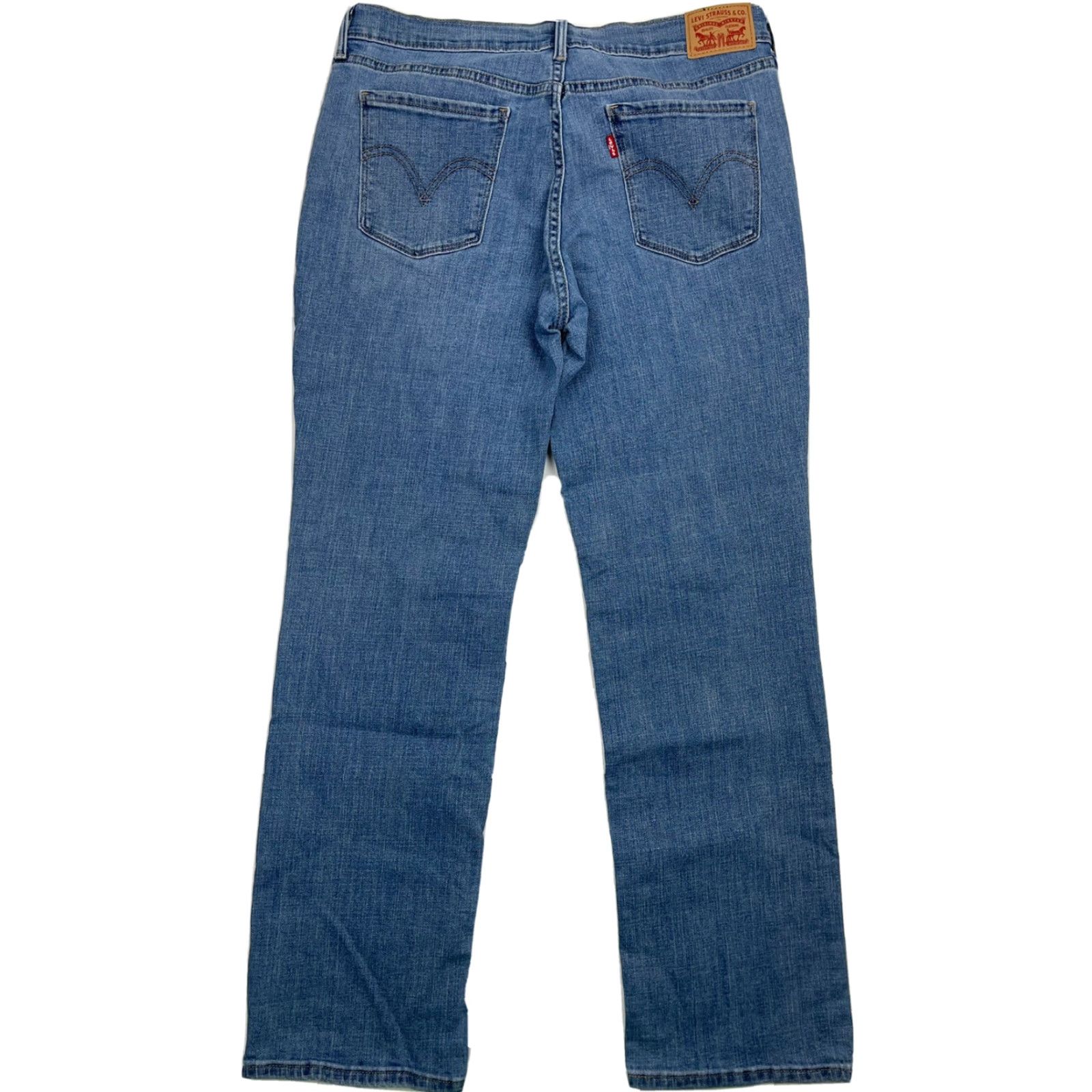 Levi's Levi's 505 Women's Straight Leg Jeans 10 30x30 Blue Light Wash Stretch Denim Size 32" / US 10 / IT 46 - 4 Thumbnail