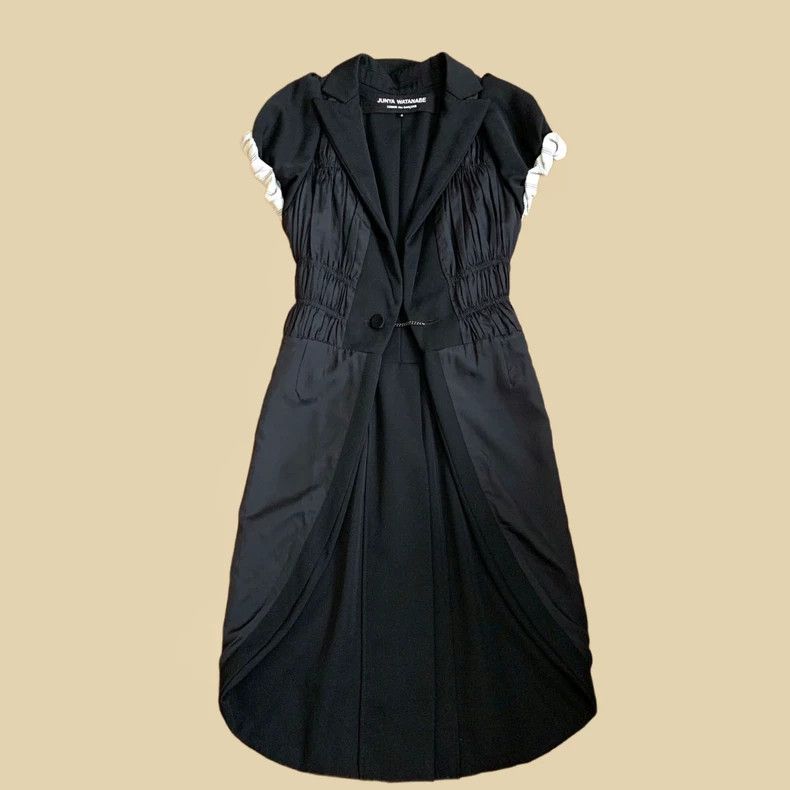 Comme des Garcons Comme Des Garcons Black Retro Waistcoat Top Size S / US 4 / IT 40 - 9 Thumbnail