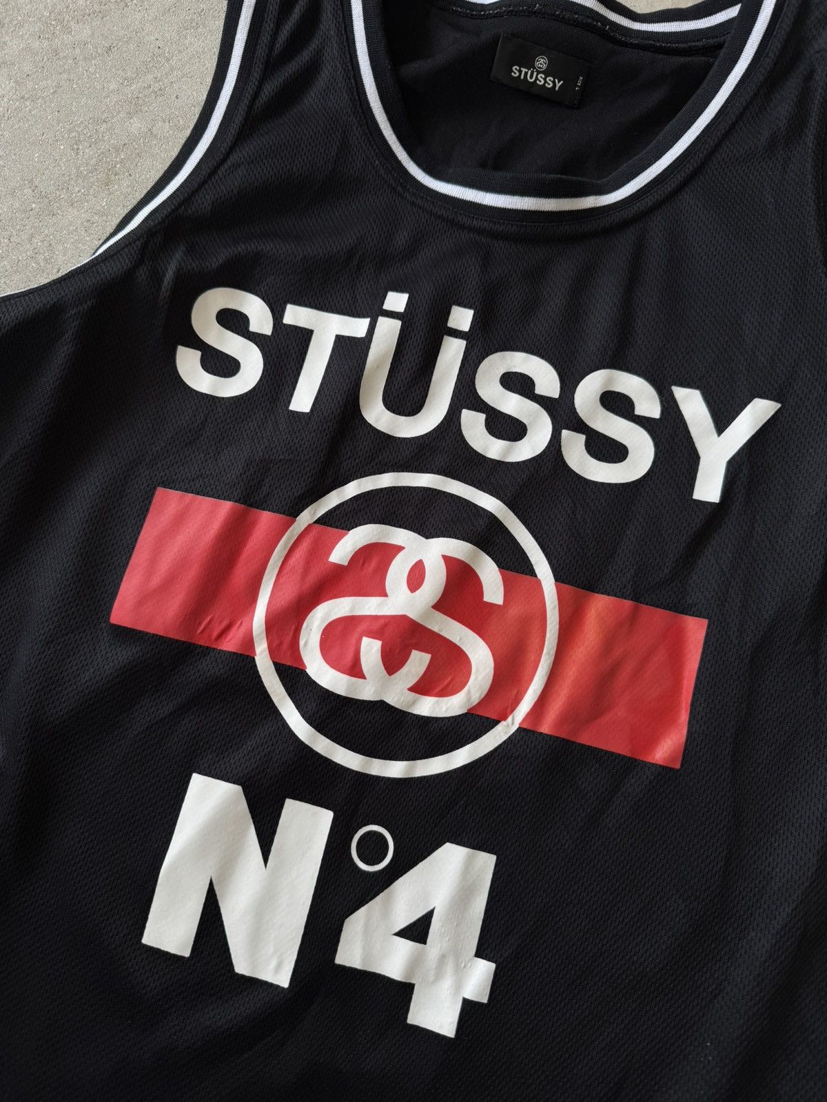 Vintage Stussy Jersey Basketball