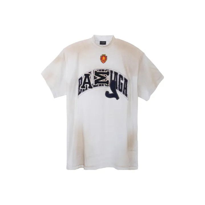 Balenciaga SS23 Embroidered Logo Short Sleeve Tee