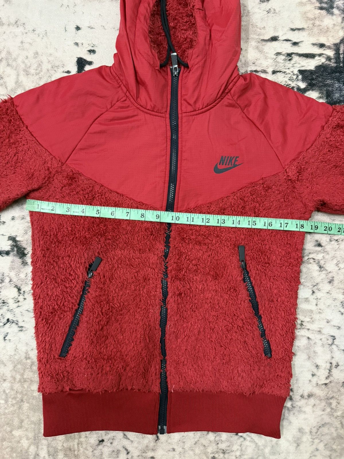 Nike Vintage Nike Shearling Fleece Sweater Hoodie Jacket Size US XS / EU 42 / 0 - 16 Thumbnail
