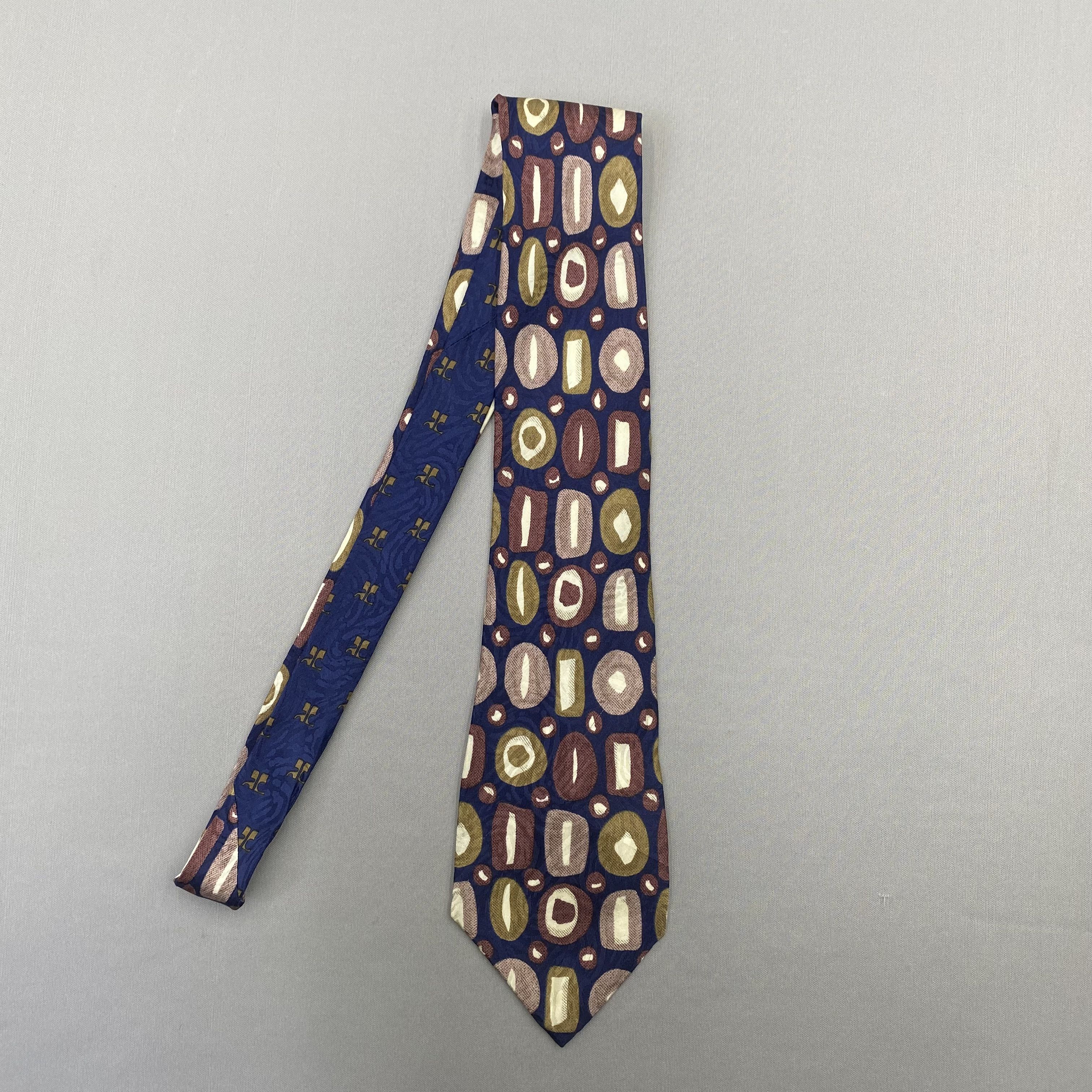 Courreges Vintage Courreges SILK Necktie Cravate Pure Silk Neck Tie Size ONE SIZE - 4 Thumbnail