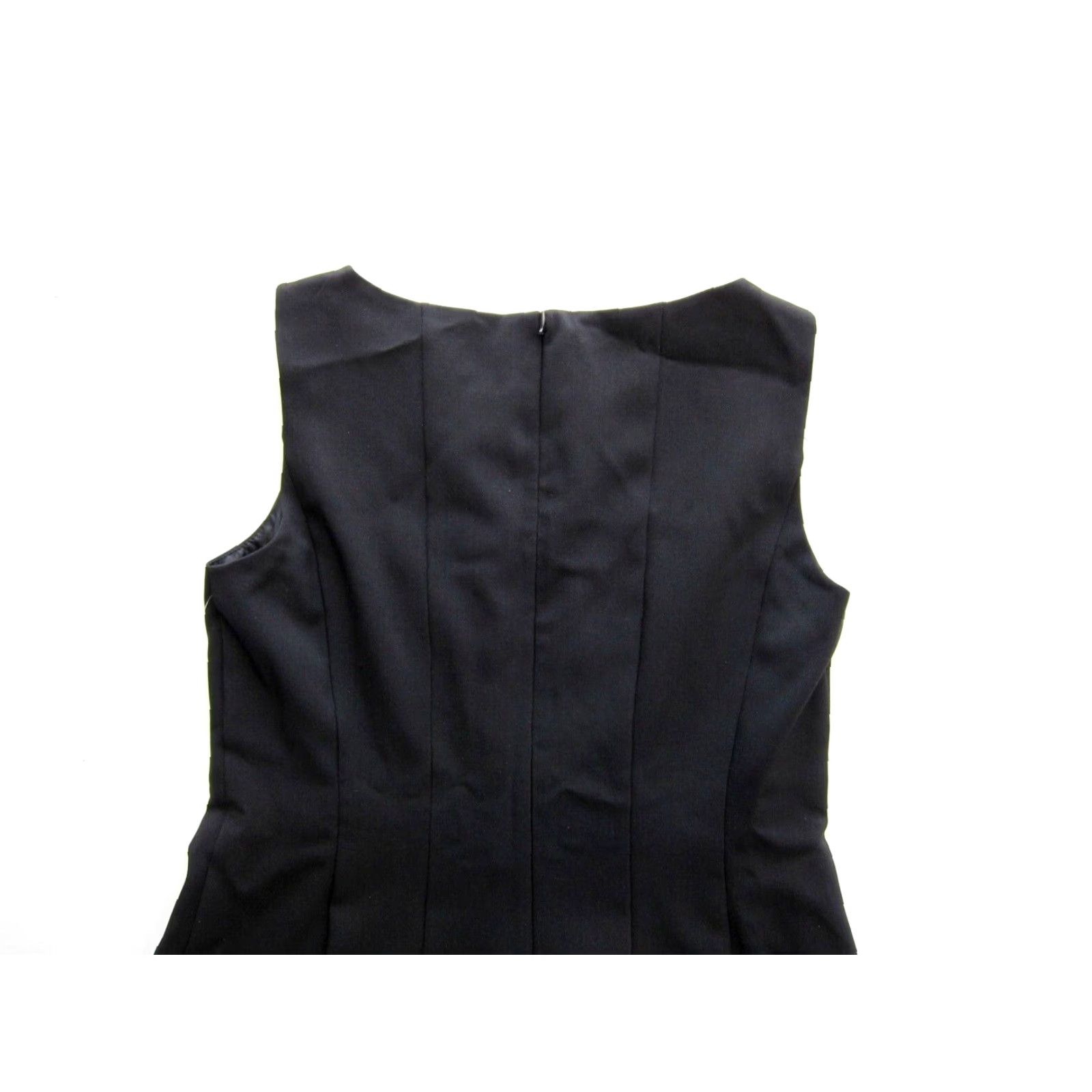 Evan Picone NWT Evan Picone Black Label Classic Black Sleeveless Tunic Sheath Shift Dress 6 Size M / US 6-8 / IT 42-44 - 6 Thumbnail