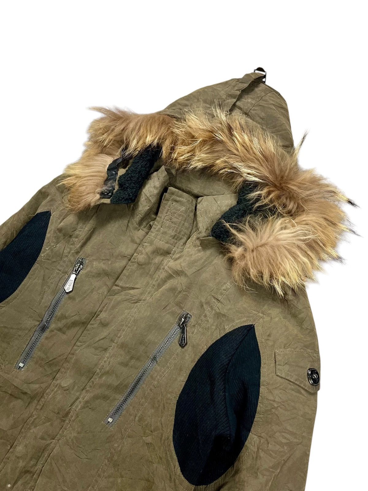 BUFFALO BOBS 2000s Berning-Sho- Apocalypse Style Fur Hoodie Parka Size US M / EU 48-50 / 2 - 7 Thumbnail