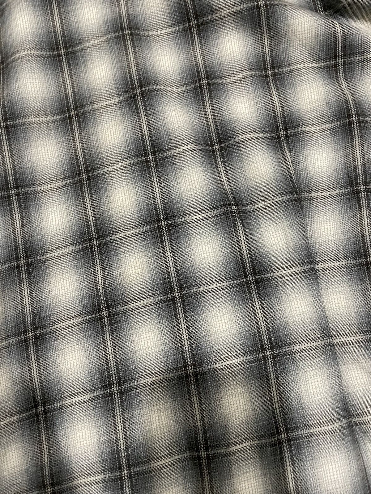 agnes b. Agnes B. Vintage 90s Shadow Plaid Blouse Size M / US 6-8 / IT 42-44 - 20 Thumbnail