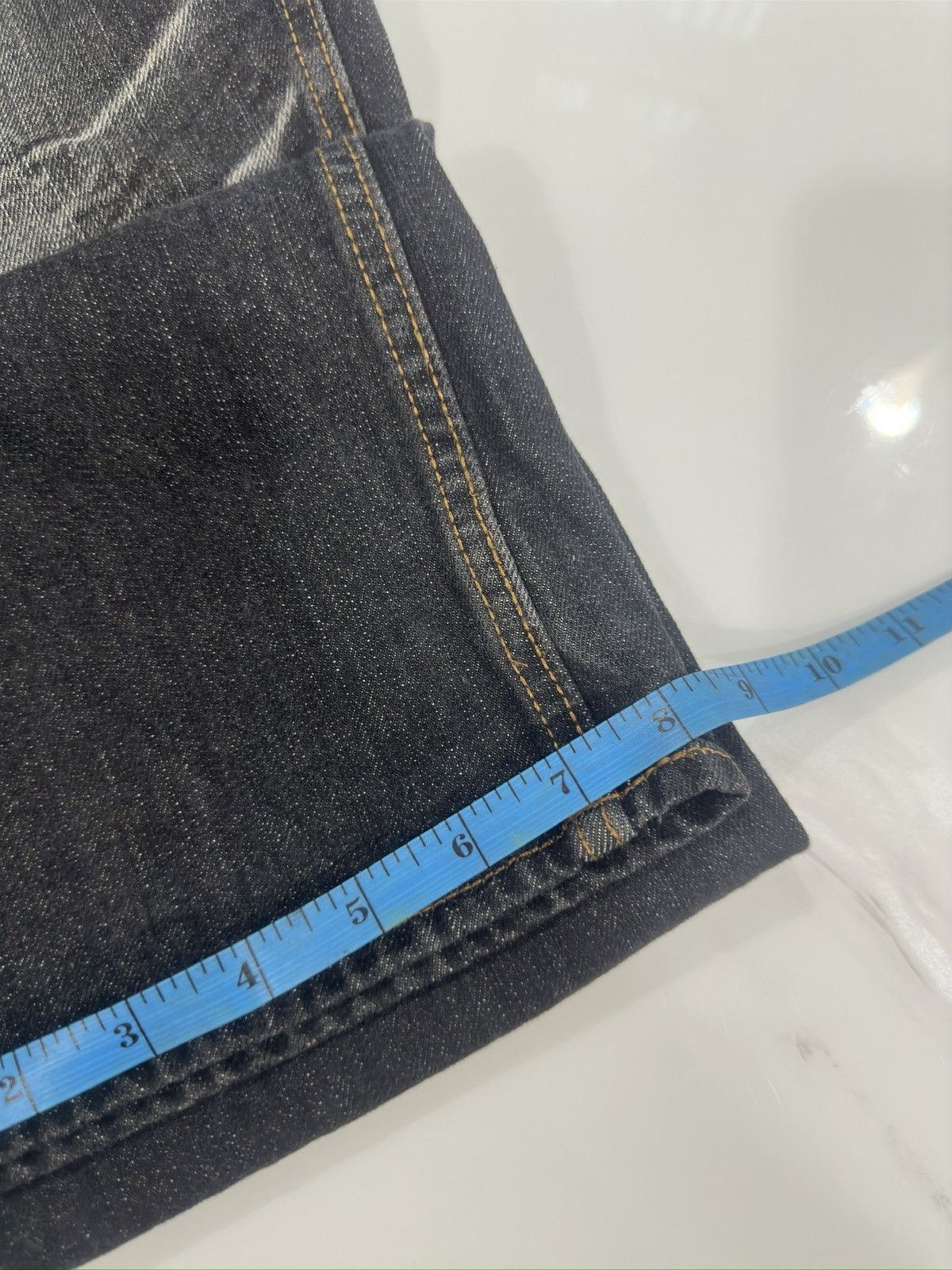 If Six Was Nine Double Pocket With Embroidred Koi Fish Rare Design Jeans Size US 32 / EU 48 - 14 Thumbnail