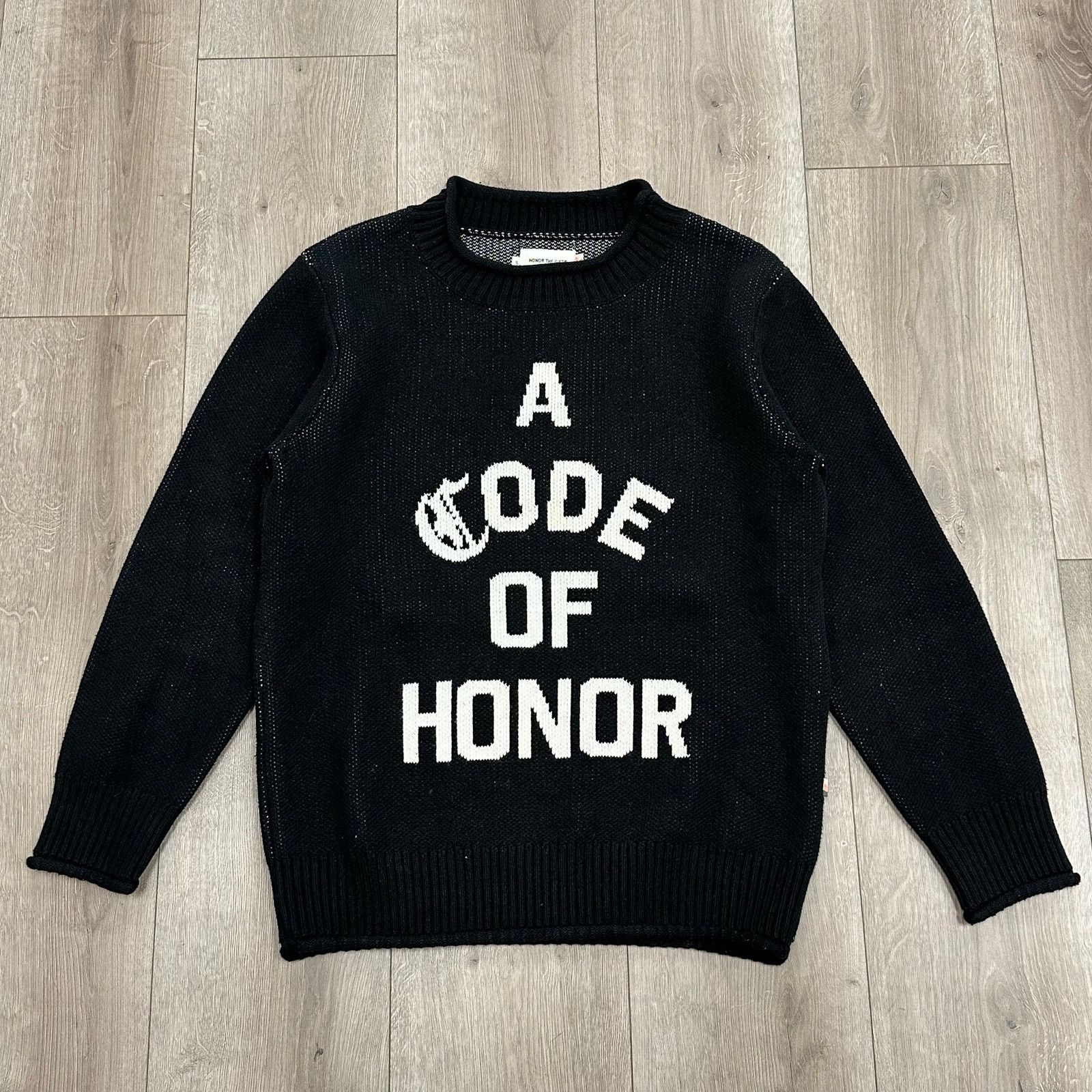 Honor the Gift Honor The Gift Code of Honor Knit Pullover Sweater Small S Size US S / EU 44-46 / 1 - 1 Thumbnail