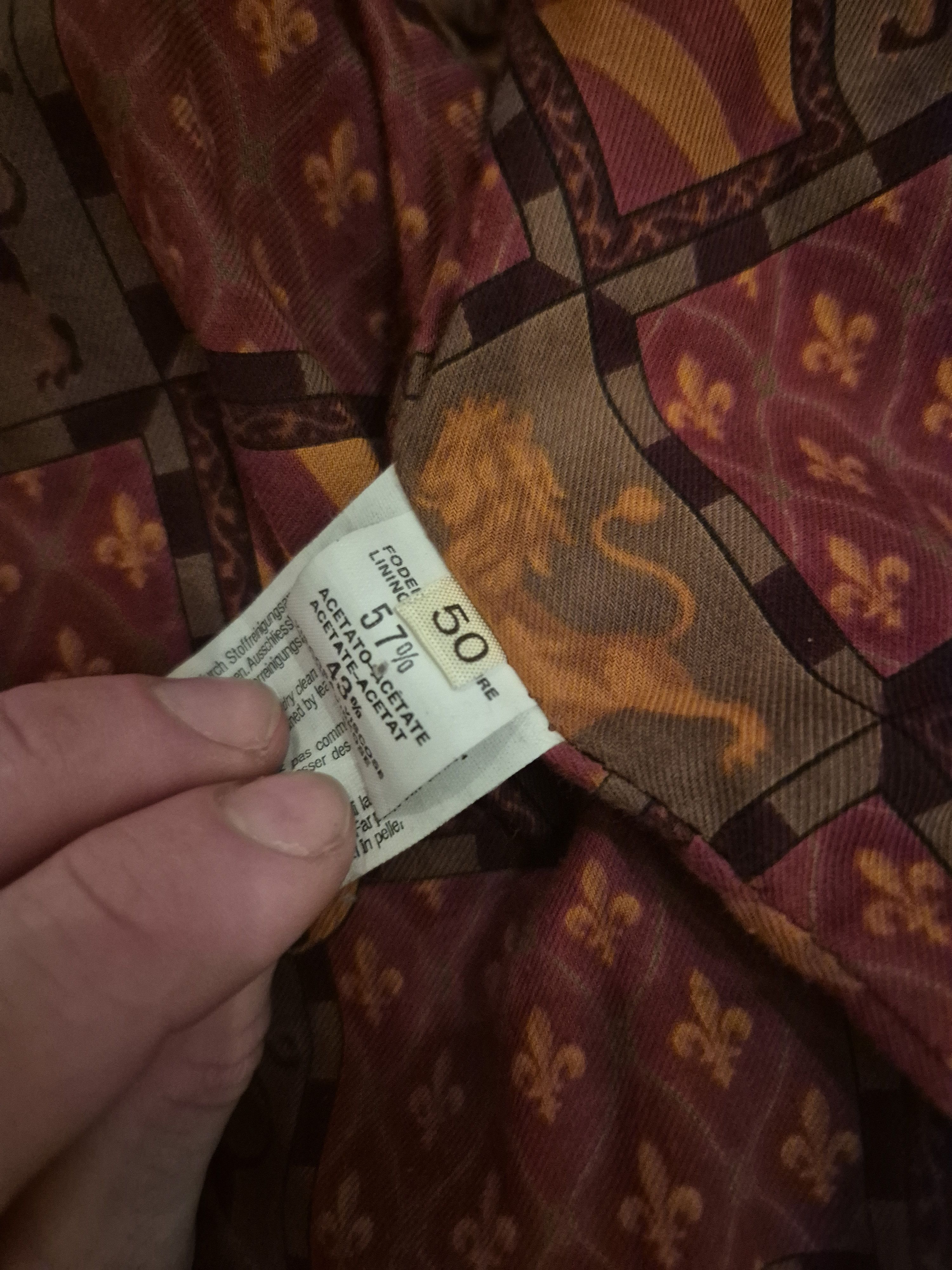 Harrods **SOLD** Fortnum & Mason Vintage Italian Leather Bomber Size US M / EU 48-50 / 2 - 5 Thumbnail
