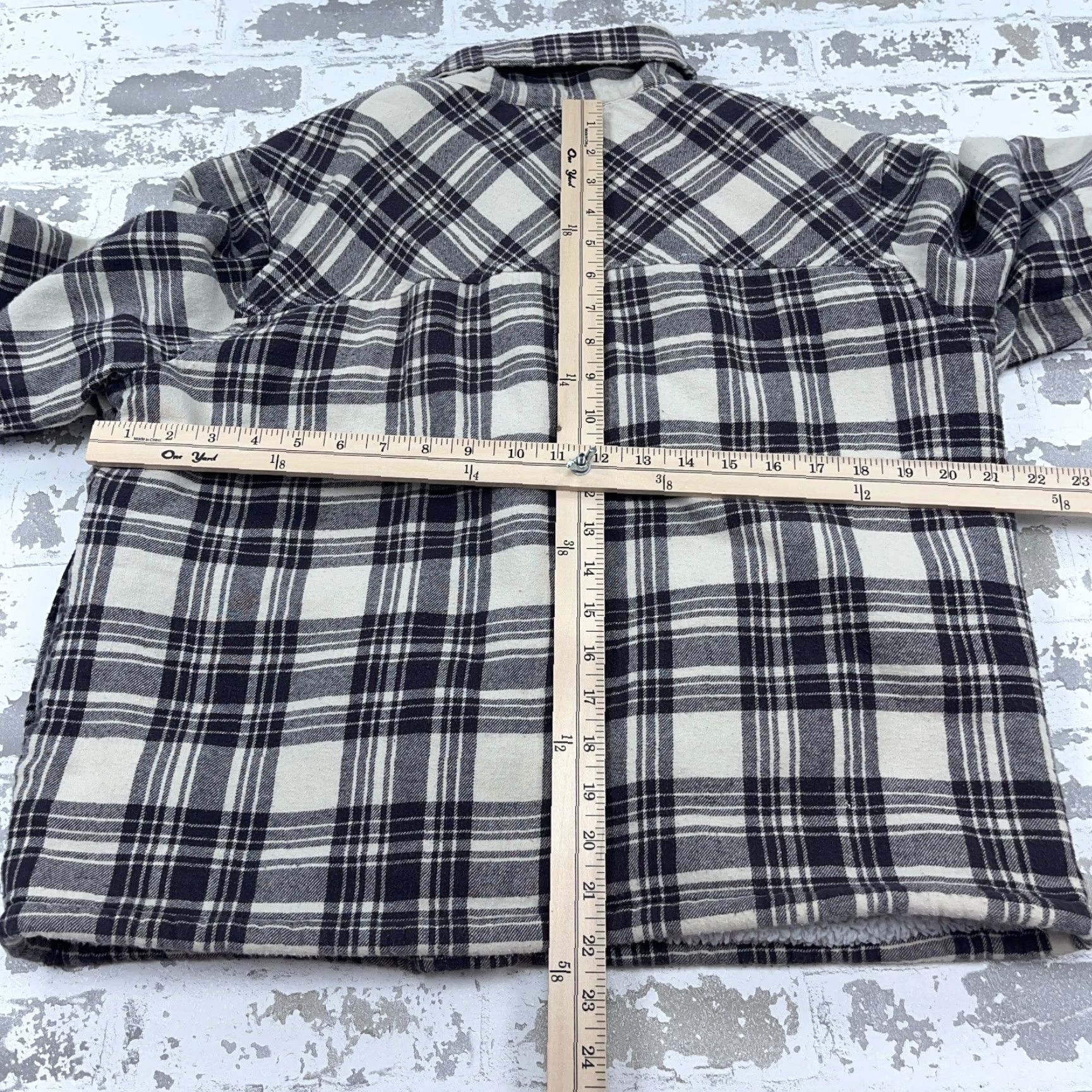 Lucky Brand Lucky Brand Shacket Women L Black White Plaid Flannel Jacket Snap Button Shirt Buttoned Pocket Casual Workwear Size L / US 10 / IT 46 - 7 Thumbnail