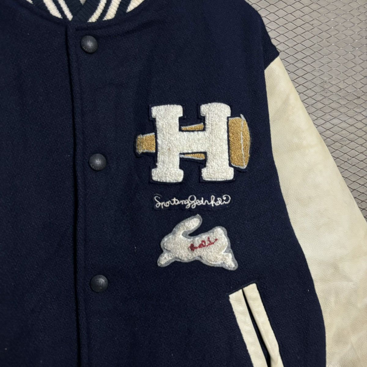 Hai Sporting Gear Vintage Hai Sporting Gear Wool Leather Varsity Jacket Size US M / EU 48-50 / 2 - 3 Thumbnail