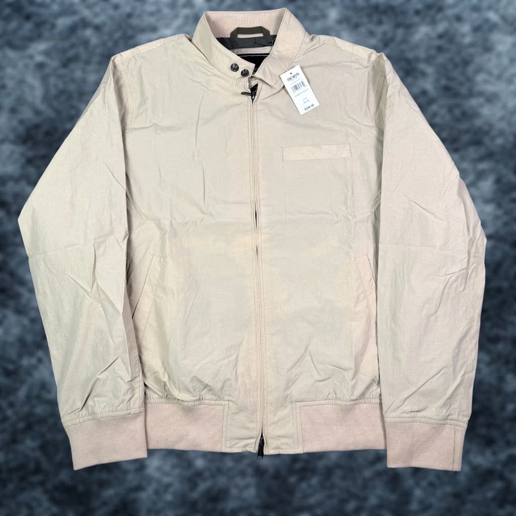 Todd Snyder Todd Snyder Members Jacket Mens M Stone Khaki Full Zip Performance Bomber NEW Size US M / EU 48-50 / 2 - 1 Thumbnail