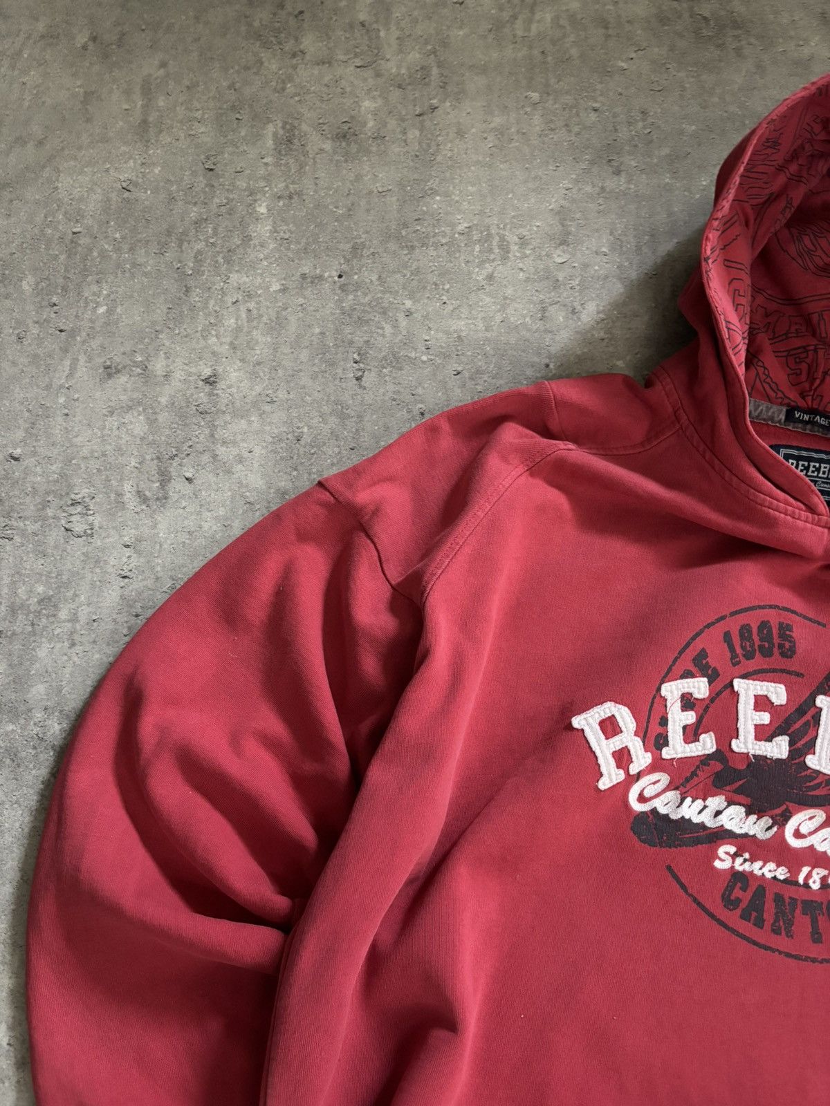 Reebok Reebok Red Vintage Drop Hoodie XXL Streetwear Size US XXL / EU 58 / 5 - 7 Thumbnail