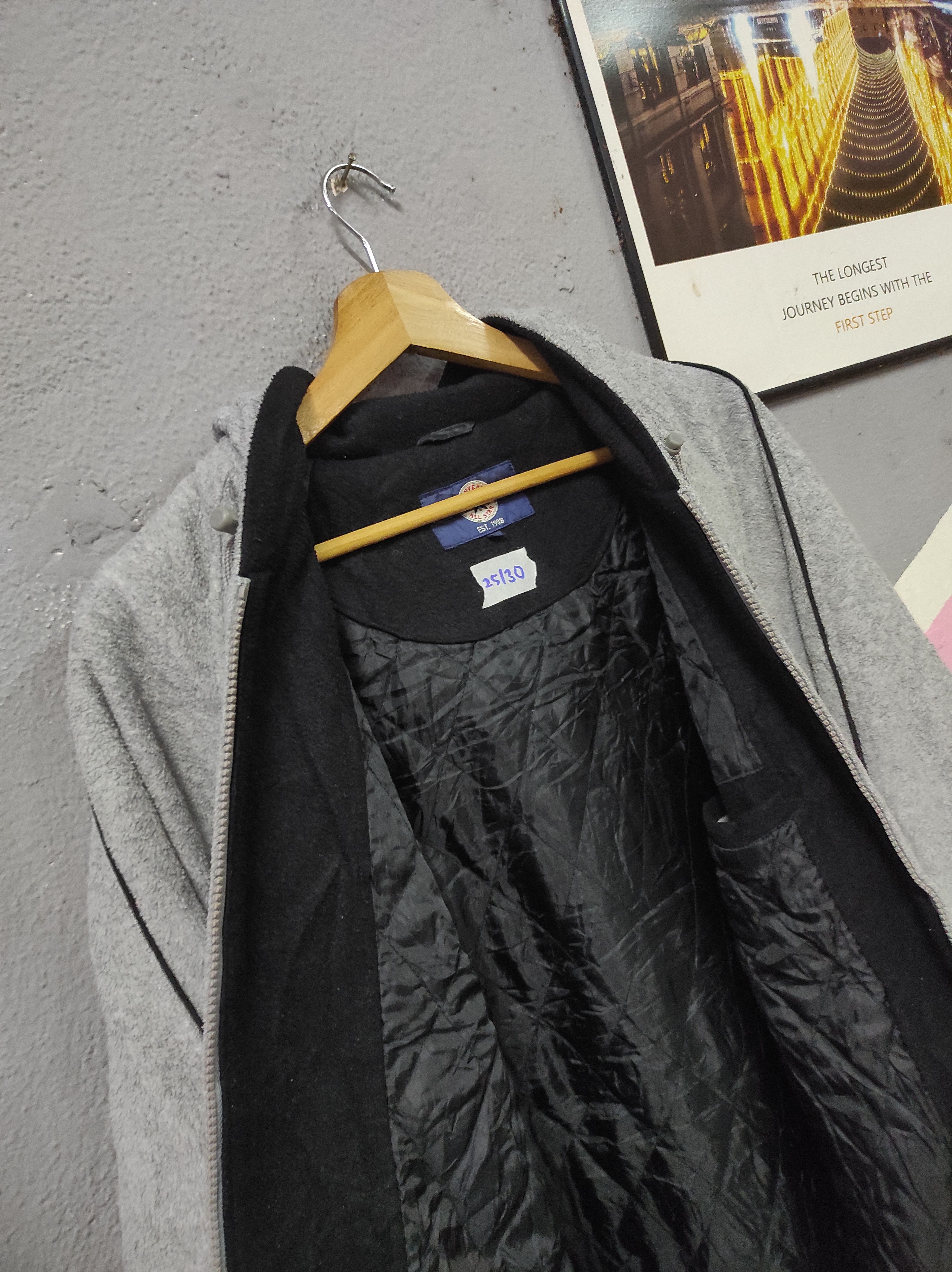 Converse × Vintage DISTRESSED CONVERSE ALL STAR VTG JACKET HOODED Size US L / EU 52-54 / 3 - 3 Thumbnail